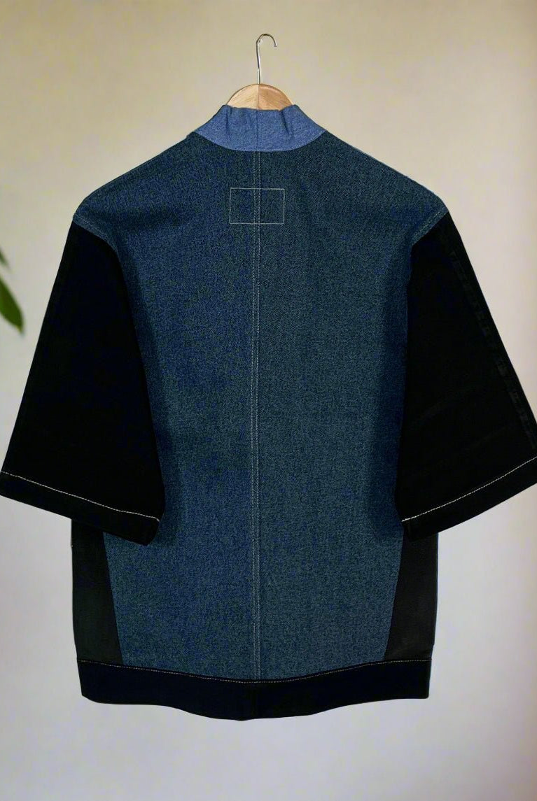Upcycled Denim Kimono Jacket | K235 - CiceroniKimonoUn Denim