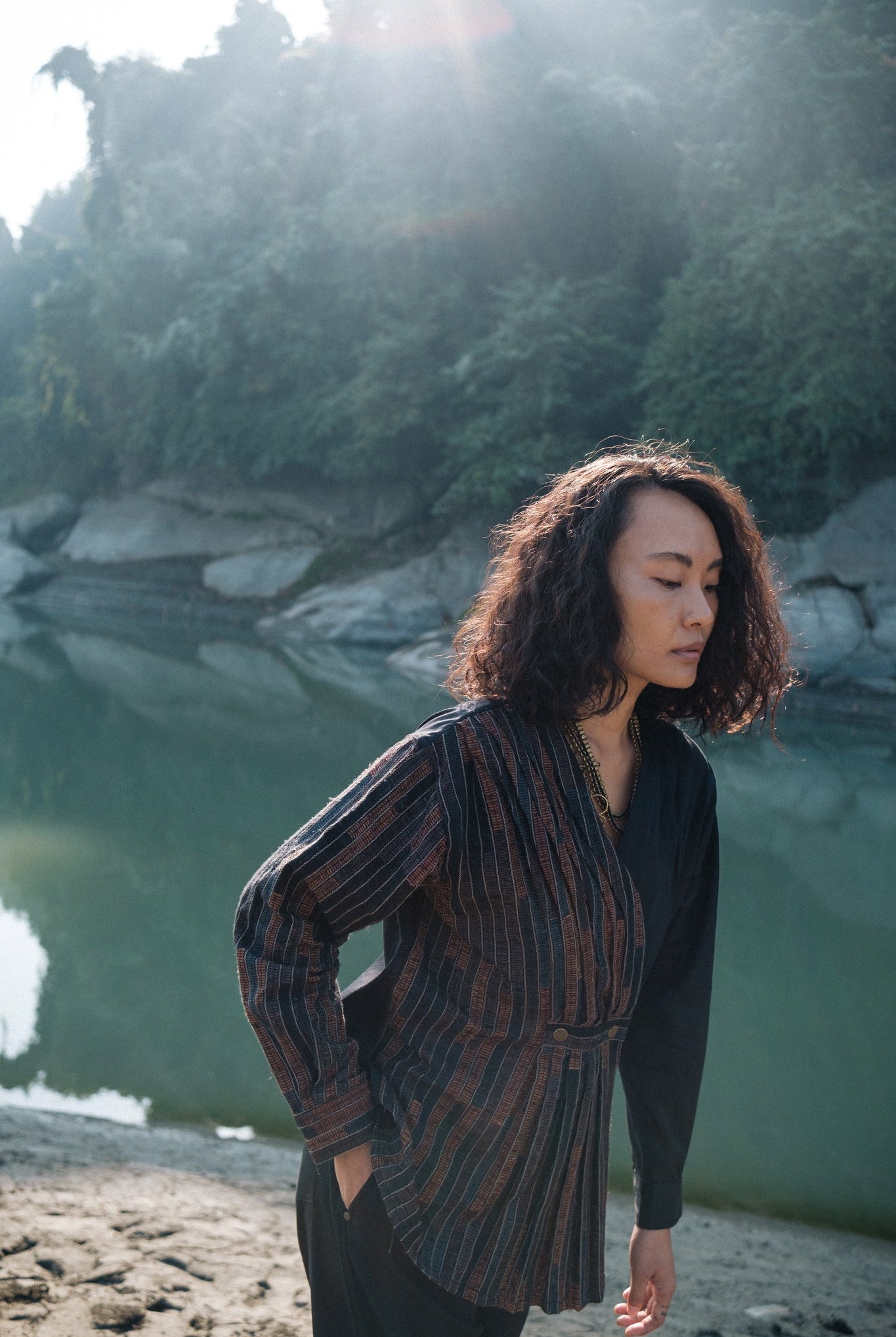 Upcycled Florence Top - Green - CiceroniTopsThe Terra Tribe