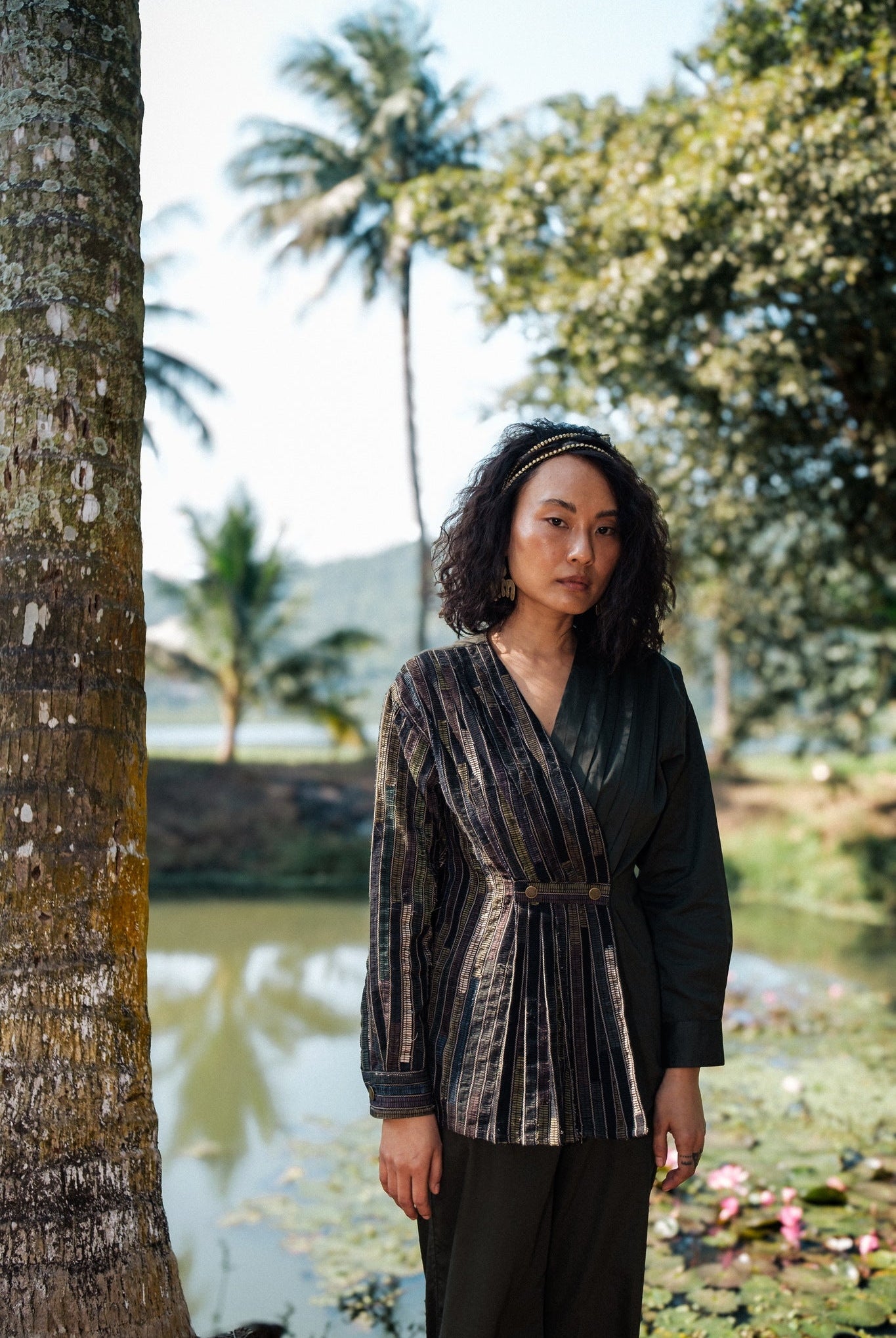 Upcycled Florence Top - Green - CiceroniTopsThe Terra Tribe