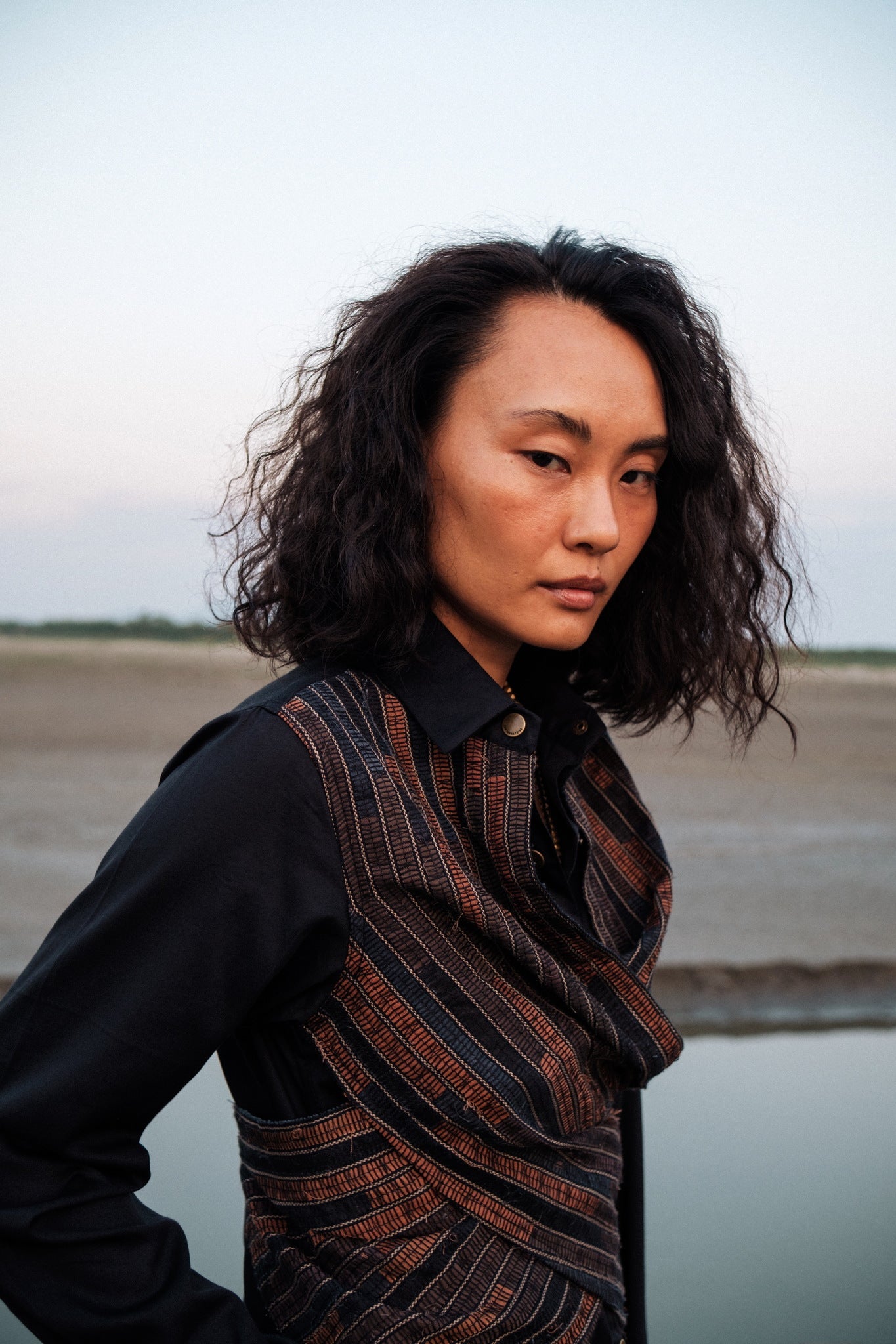 Upcycled Seattle Wrap Long Dress - Green - CiceroniDressesThe Terra Tribe