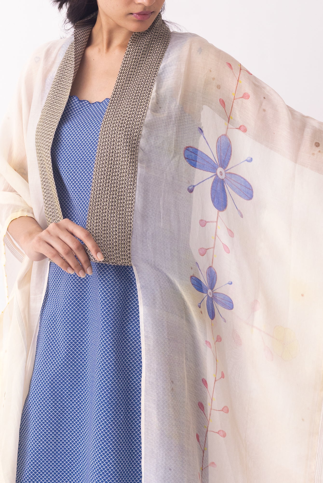Urara Overlay with Slip - CiceroniJacketsShades of India