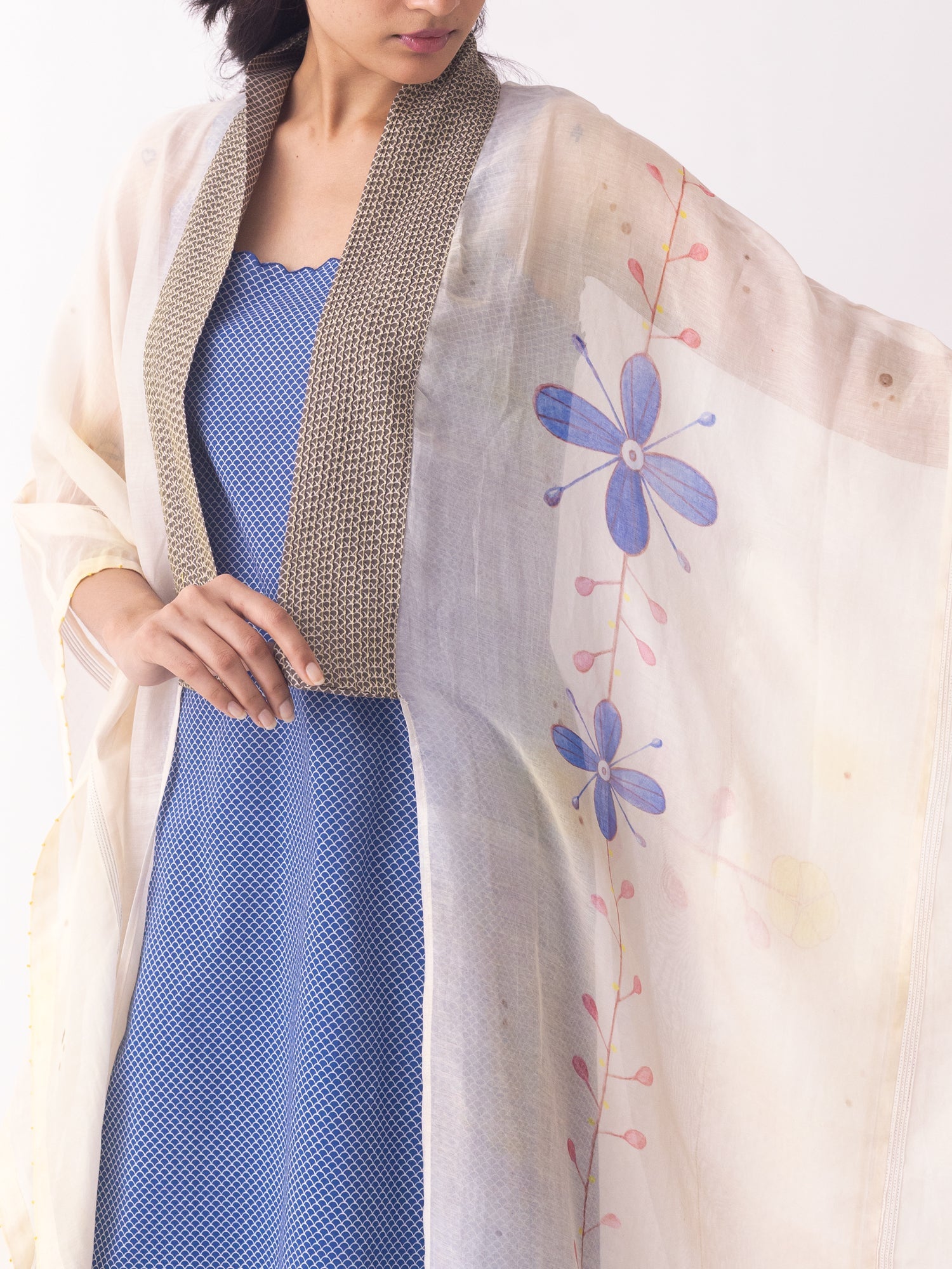 Urara Overlay with Slip - CiceroniJacketsShades of India