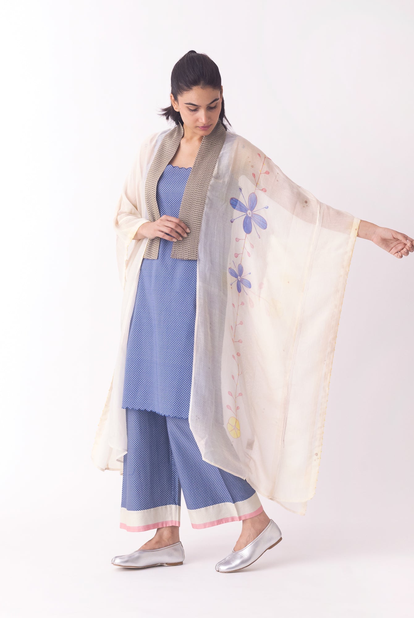 Urara Overlay with Slip - CiceroniJacketsShades of India