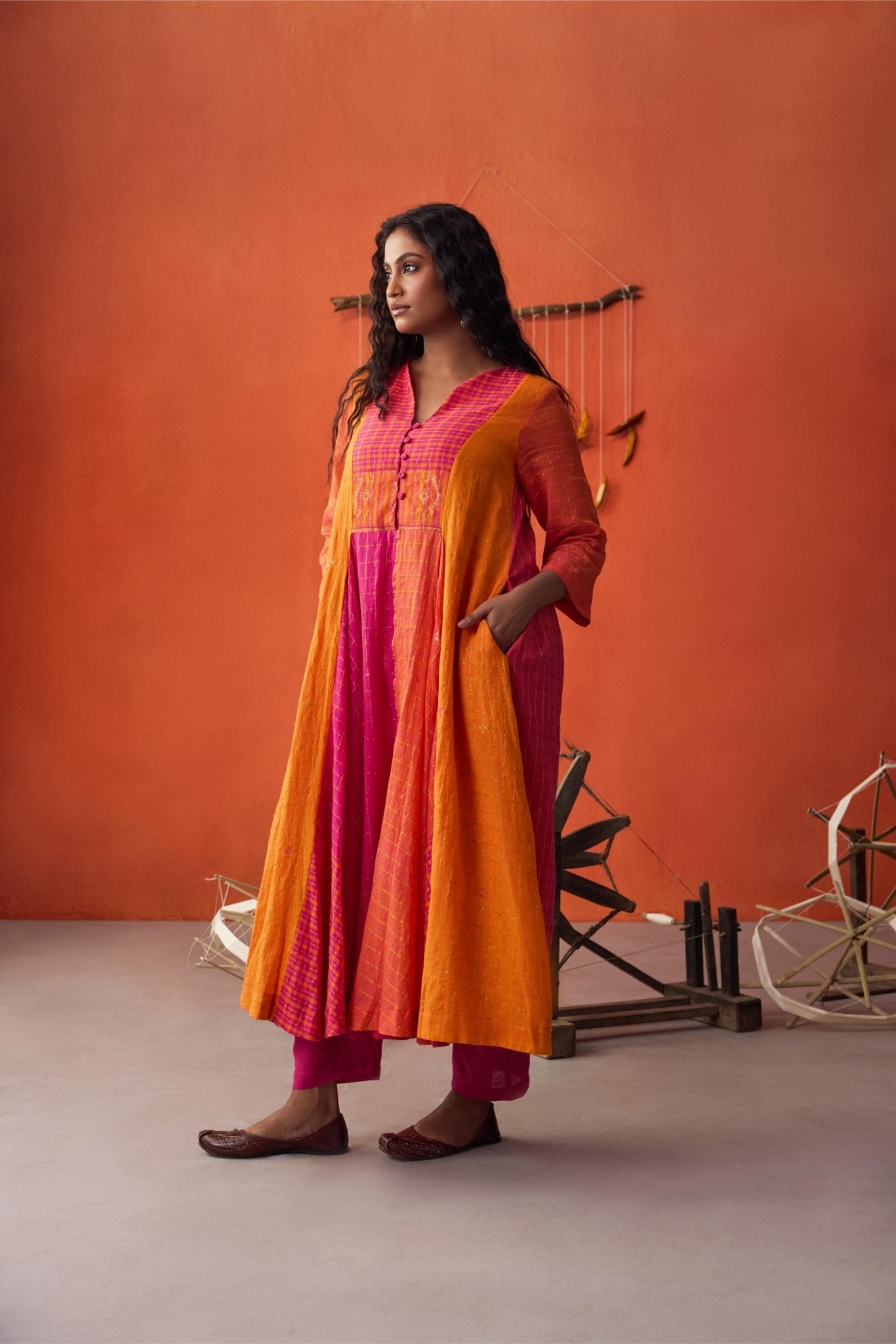 Usha Co-ord Set - CiceroniKurta Set, Everyday WearGulmohar Calcutta