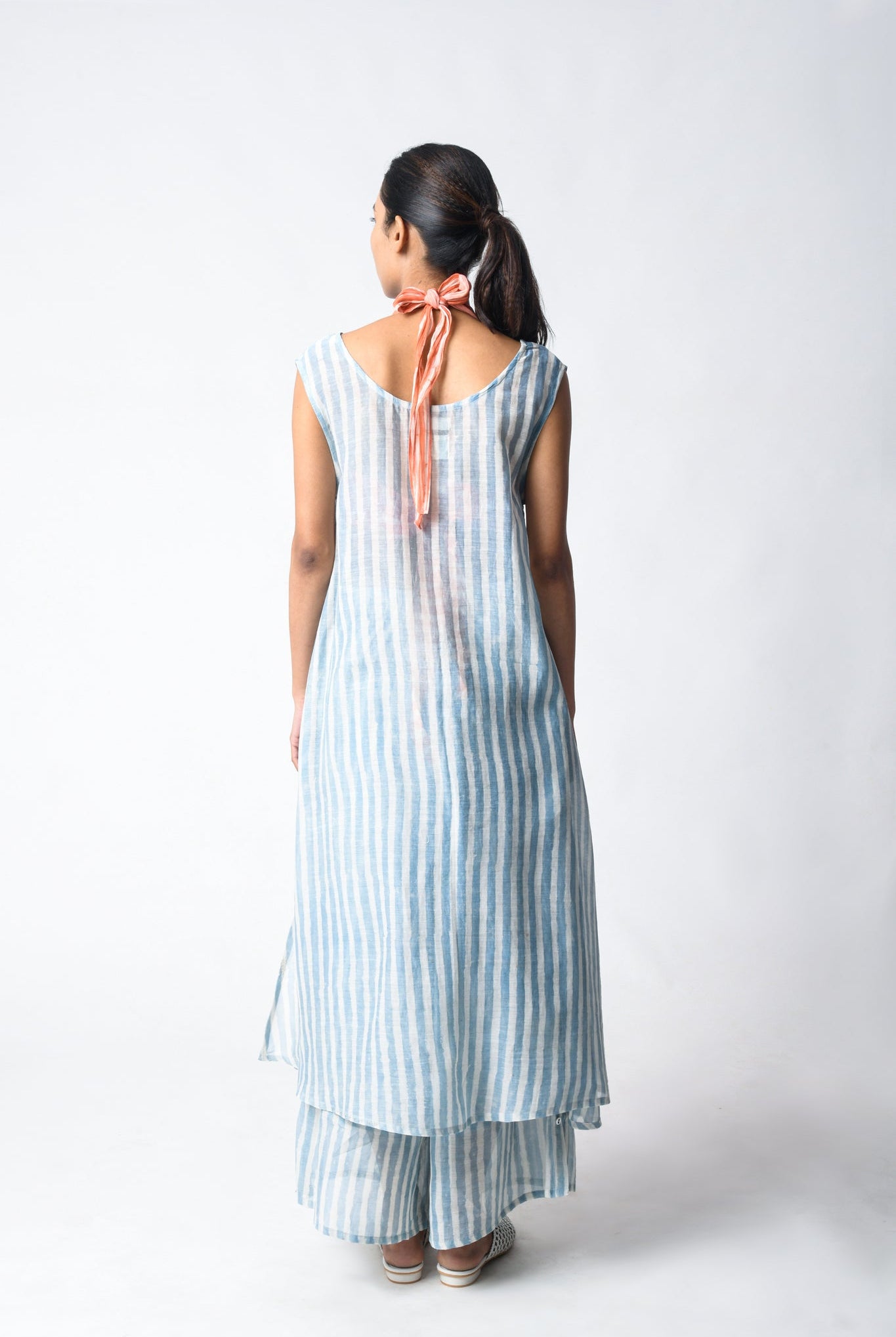 V - Tunic Sky Set - CiceroniKurta Set, Everyday WearJayati Goenka