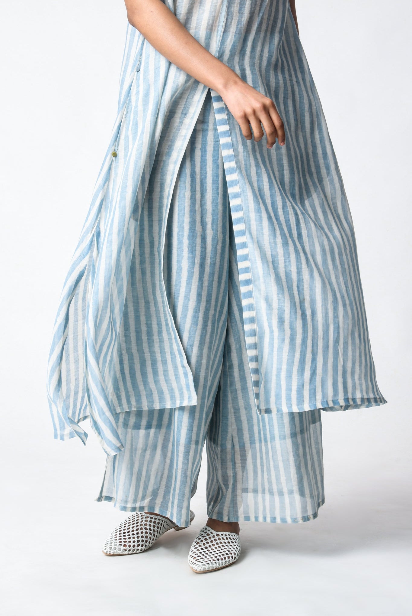 V - Tunic Sky Set - CiceroniKurta Set, Everyday WearJayati Goenka