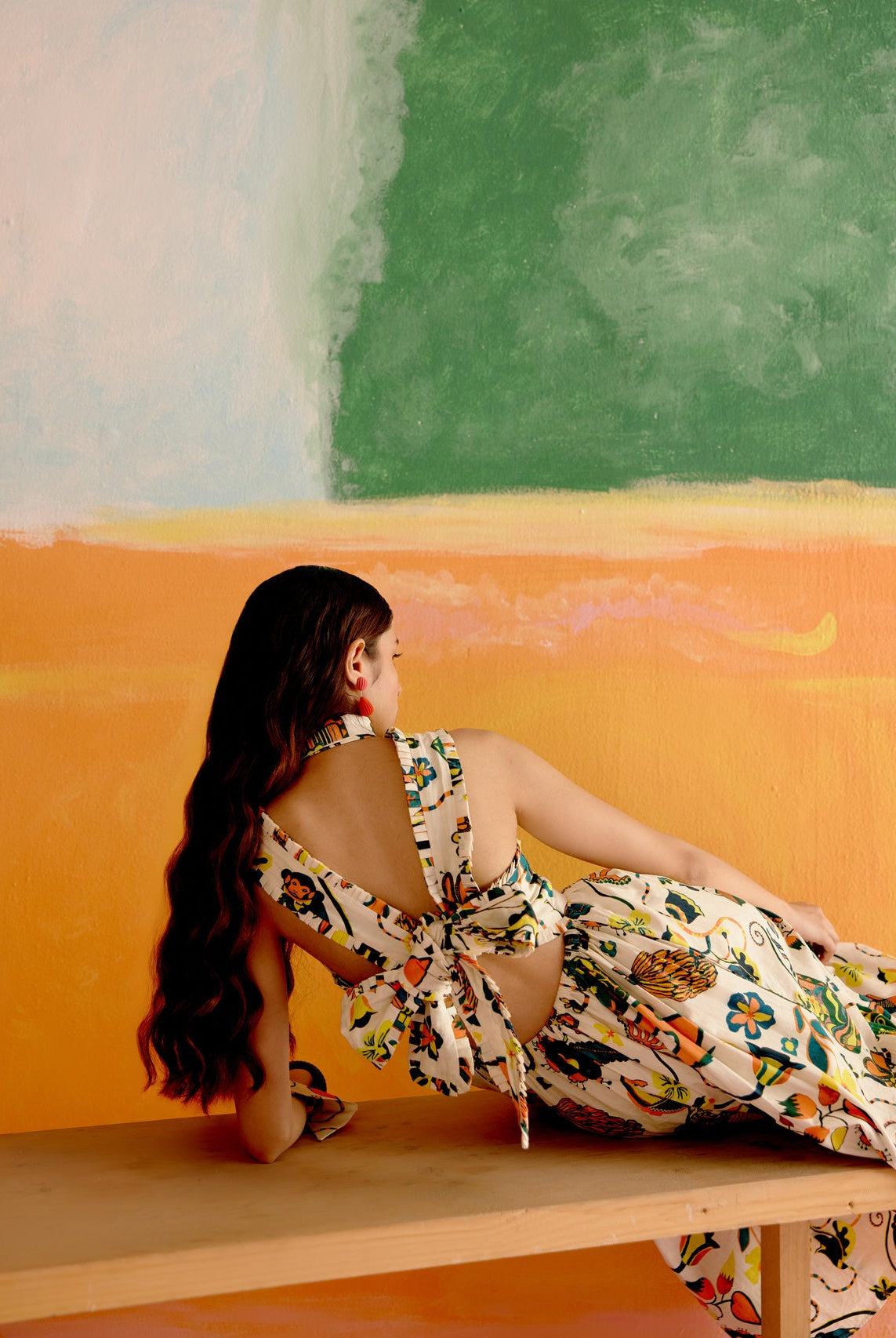 Valentine Maxi Dress in Kakapo Print - CiceroniDressesHappi Space