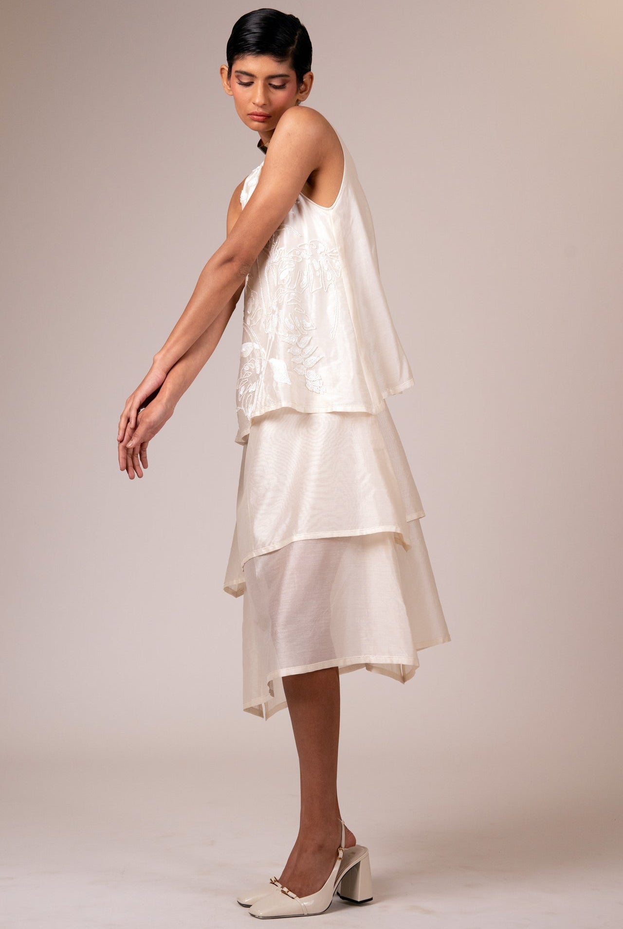 Vallarie - Stepped Midi Dress - CiceroniDressesMadder Much