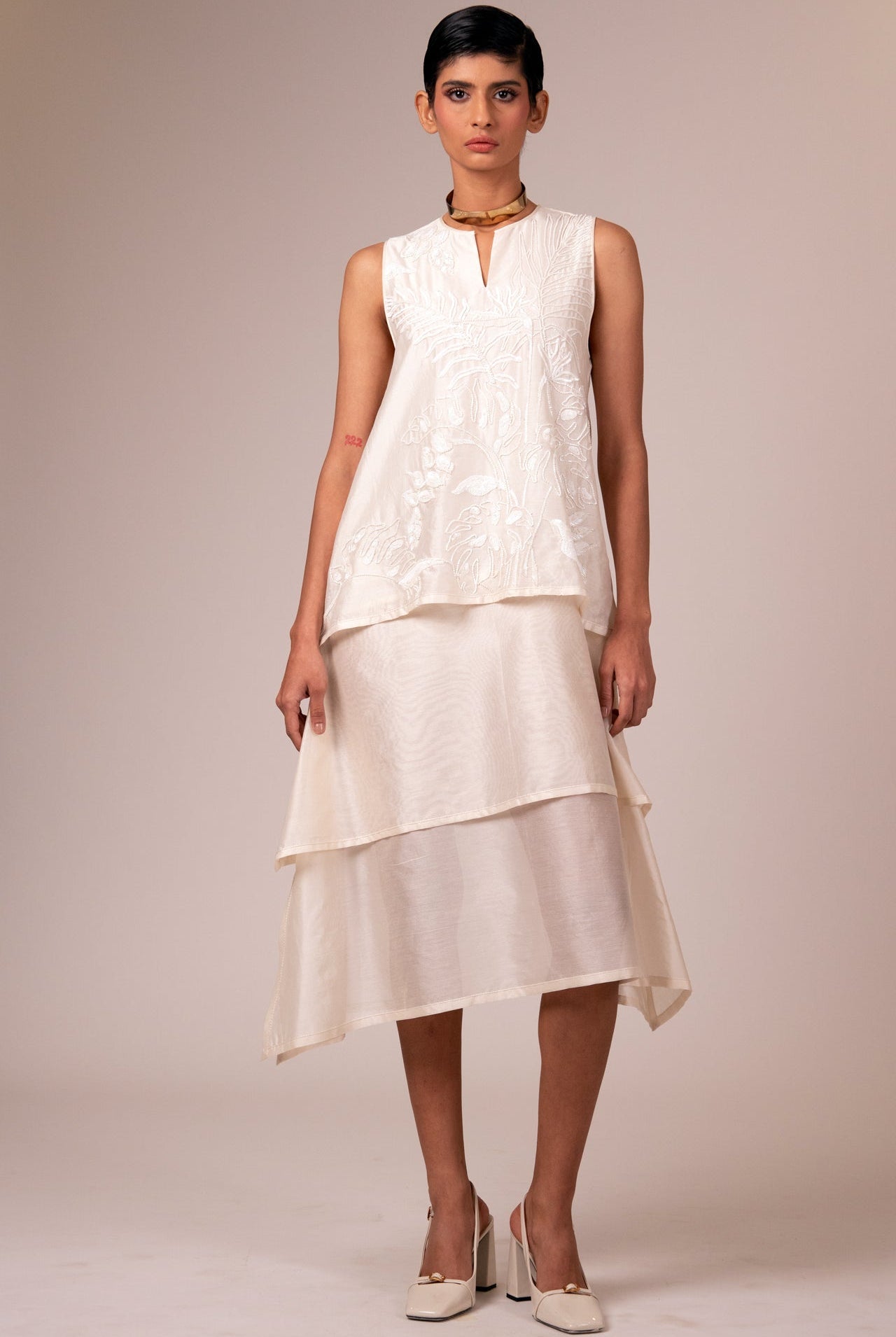 Vallarie - Stepped Midi Dress - CiceroniDressesMadder Much