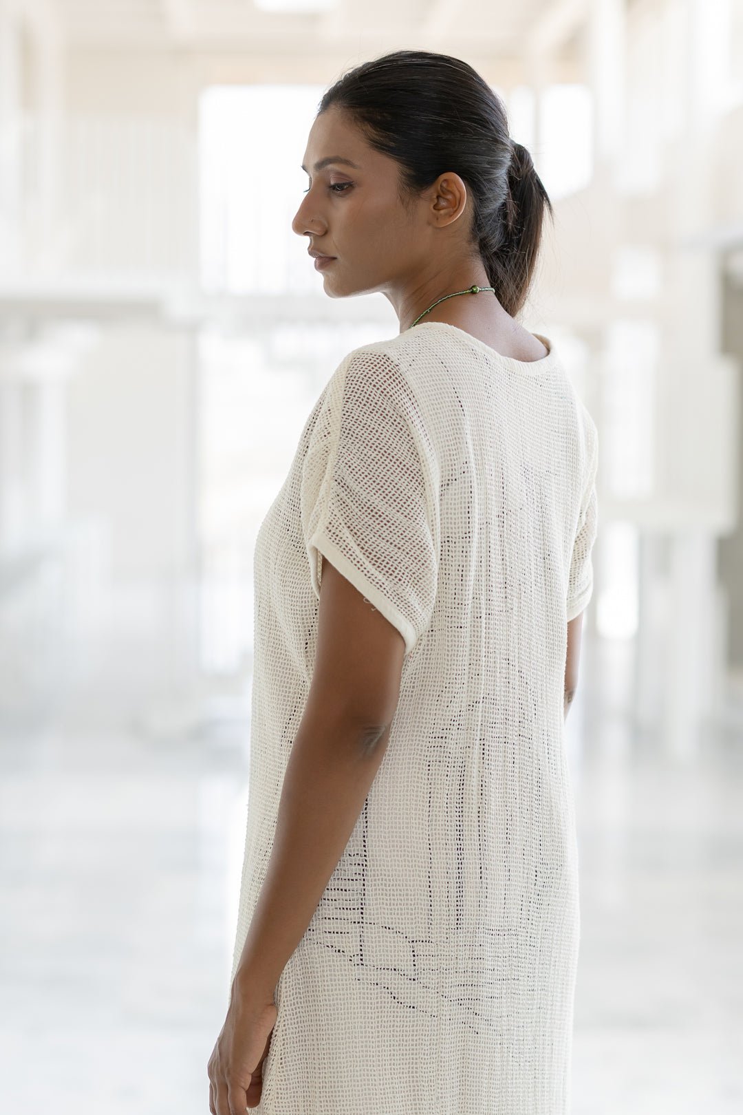 Vanilla Mesh Dress with Vistas Slip - CiceroniDressesSilai Studio