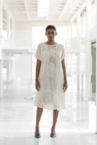 Vanilla Mesh Dress with Vistas Slip - CiceroniDressesSilai Studio