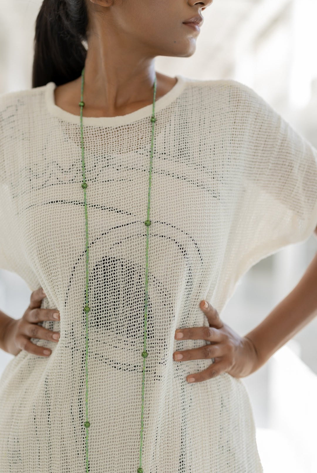 Vanilla Mesh Dress with Vistas Slip - CiceroniDressesSilai Studio