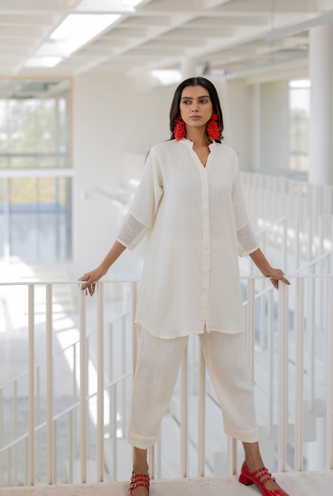 Vanilla Mist Co - ord Set - CiceroniKurta Set, Everyday WearSilai Studio