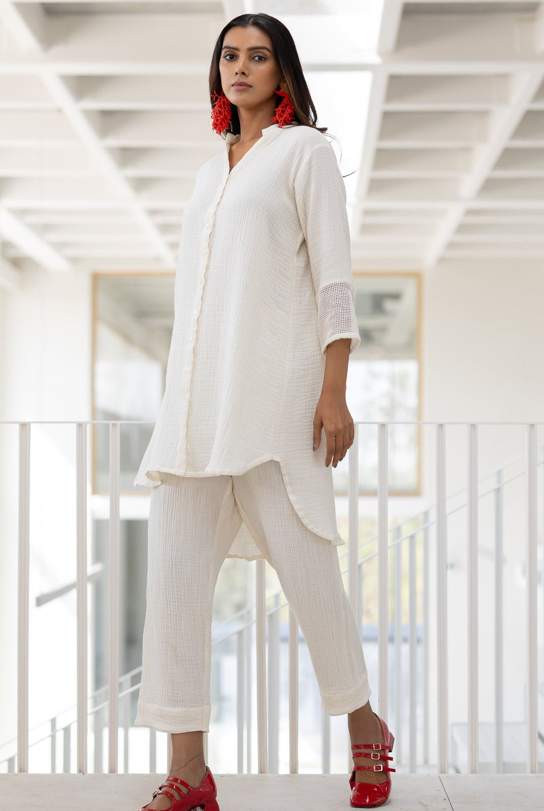 Vanilla Mist Co - ord Set - CiceroniKurta Set, Everyday WearSilai Studio