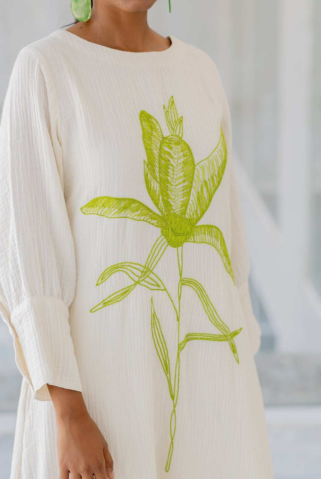 Vanilla Mist Embroidered Kurta Set - CiceroniKurta Set, Everyday WearSilai Studio