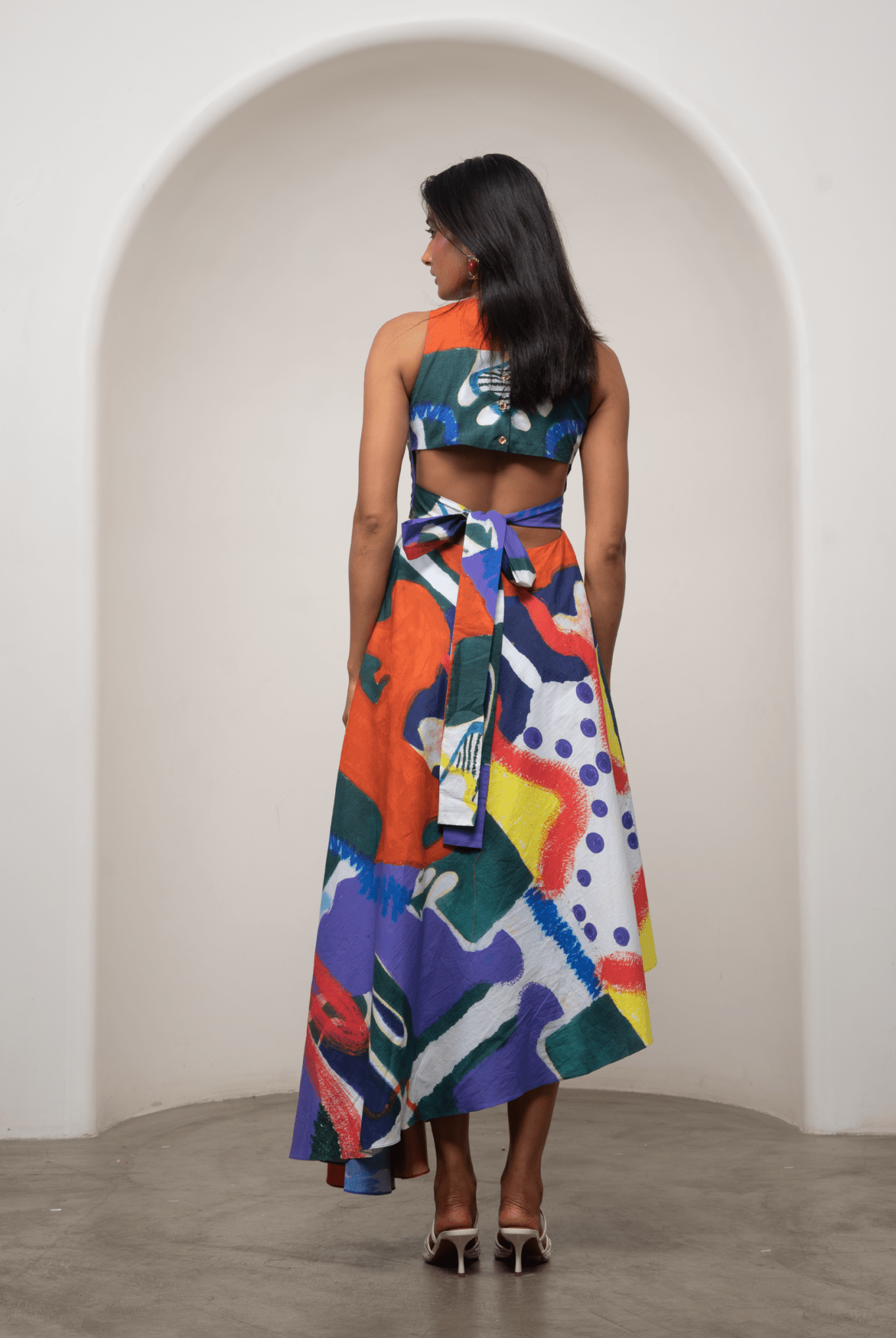 Varen Tie-Up Dress - CiceroniDressesAdvait