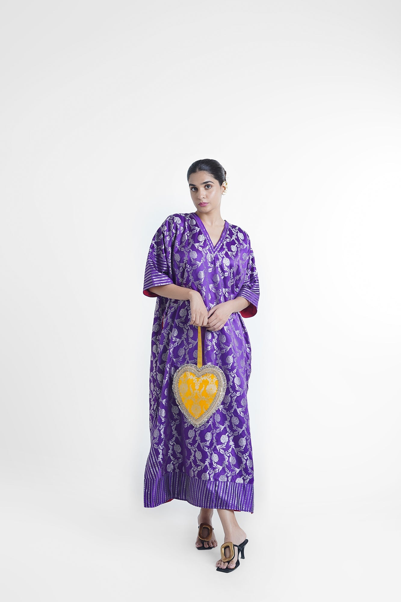 Varga Kaftan Dress in Purple - CiceroniKaftanShriya Singhi
