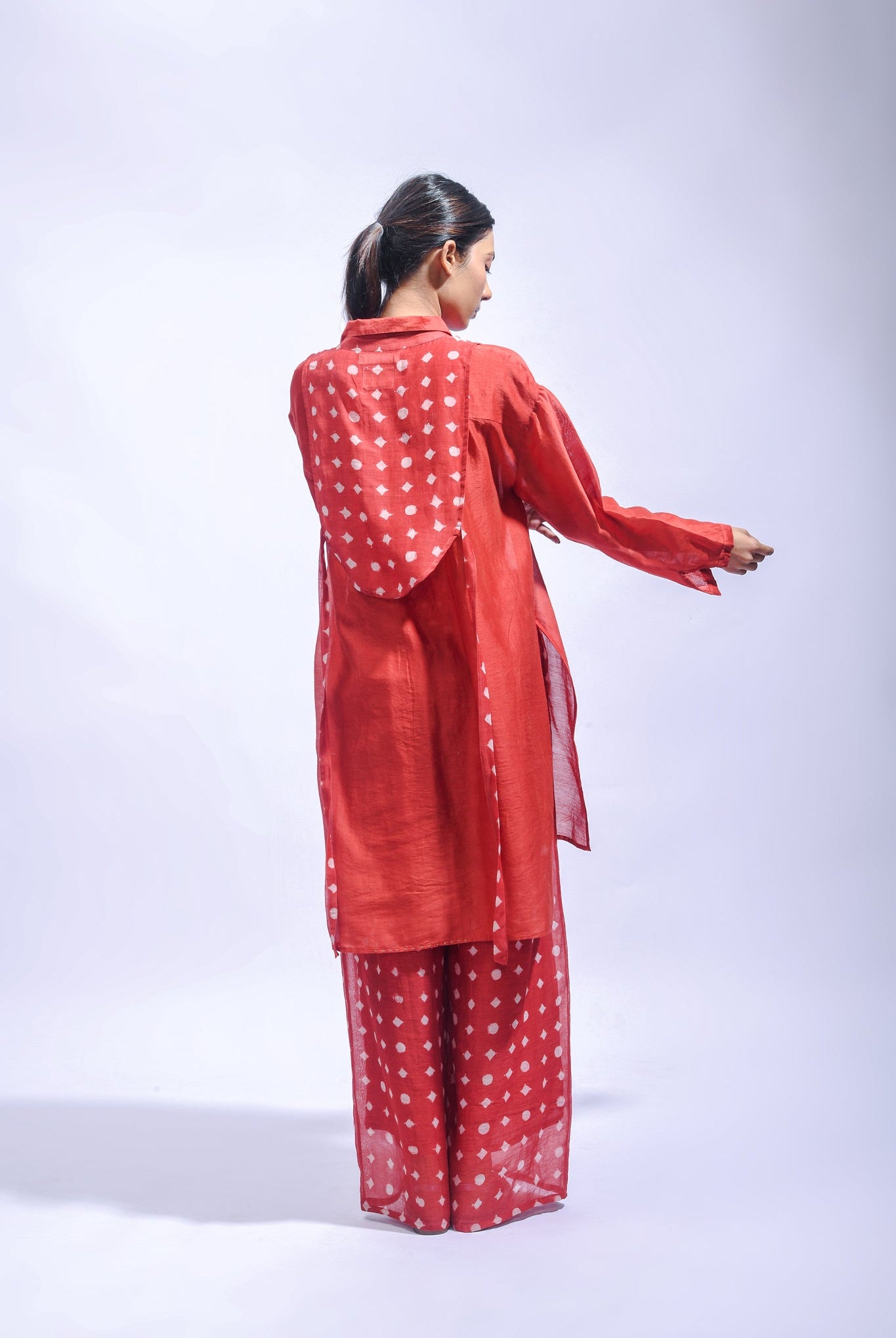 Vermilion Geometry Set - CiceroniKurta Set, Everyday WearJayati Goenka