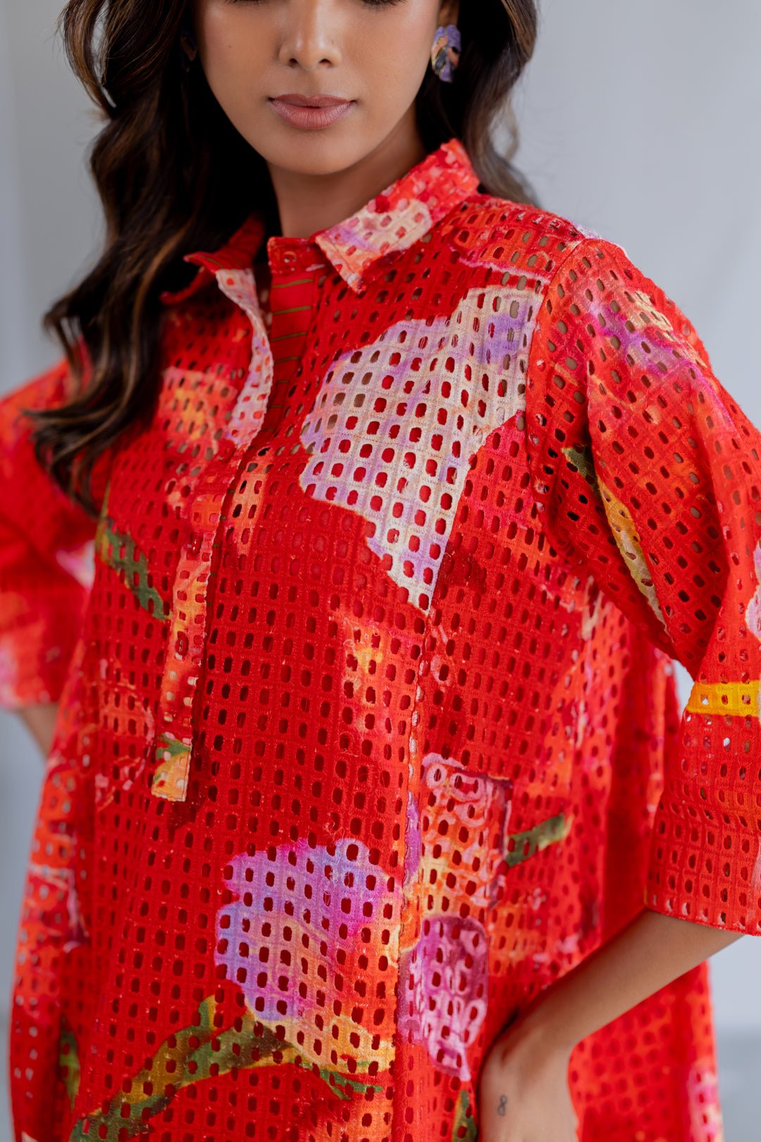 Vermilion Orchids Dress - CiceroniDressesSilai Studio