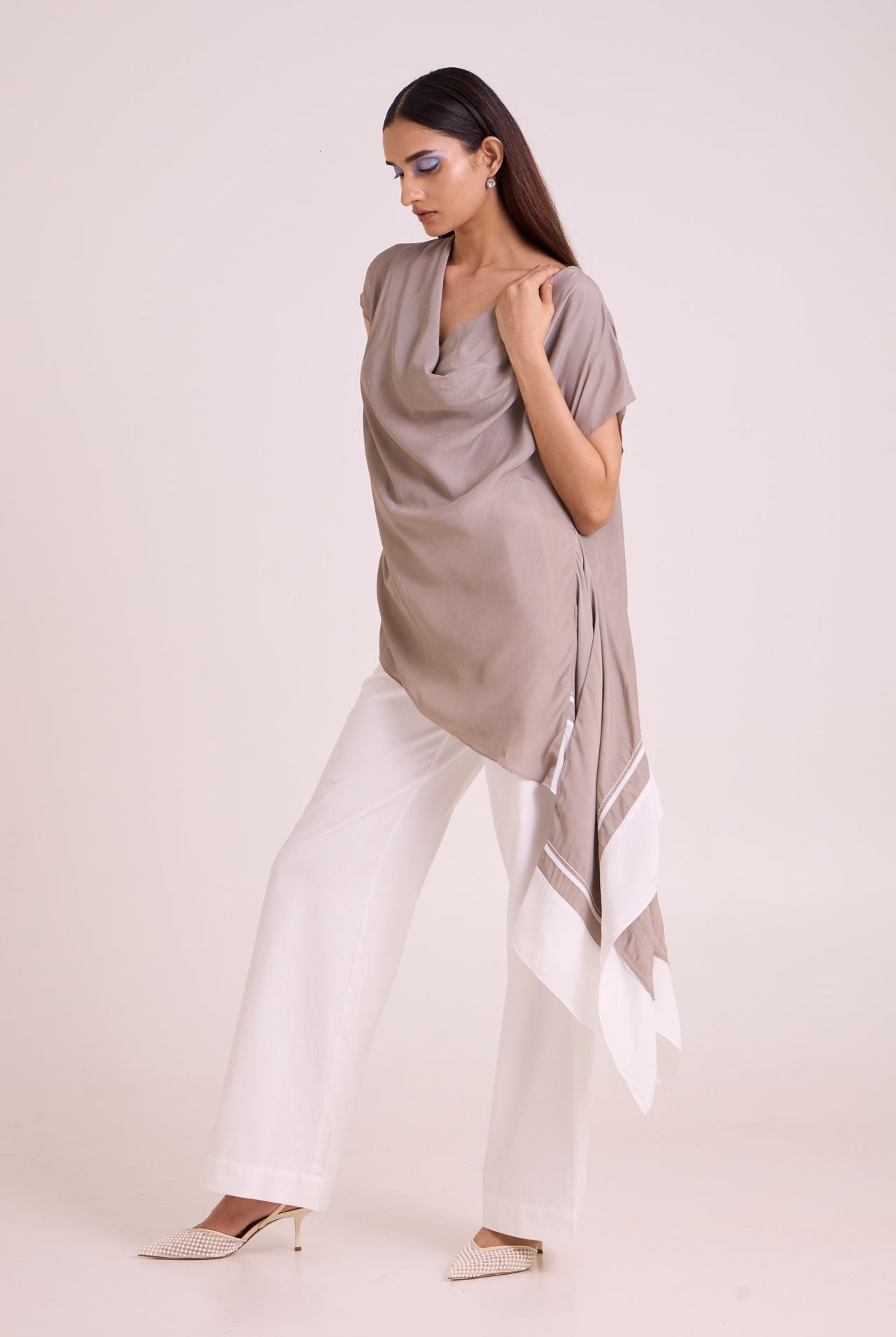Vesa - Graphite Cowl Top & Pant Set - CiceroniCo-ord SetMadder Much