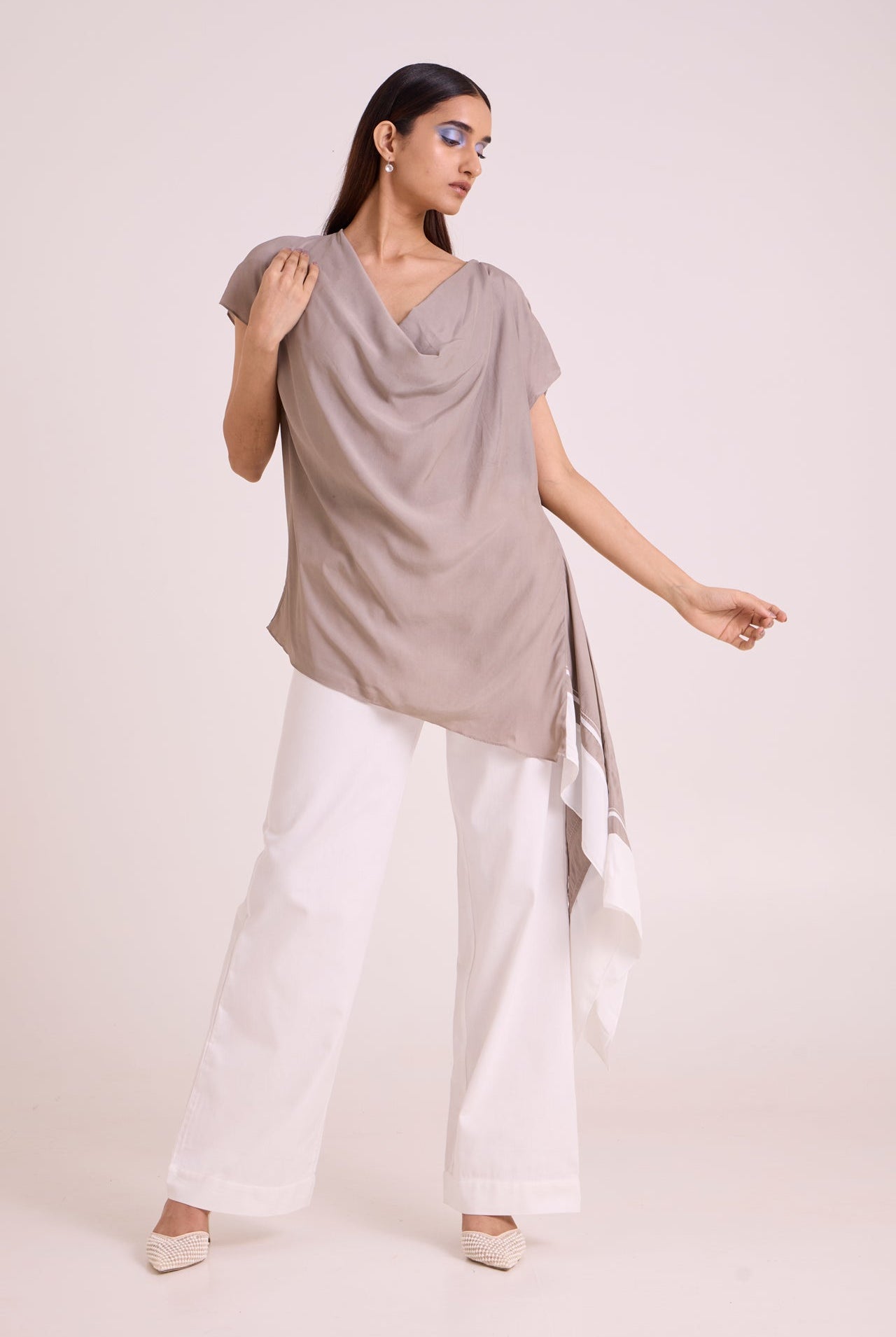 Vesa - Graphite Cowl Top & Pant Set - CiceroniCo-ord SetMadder Much