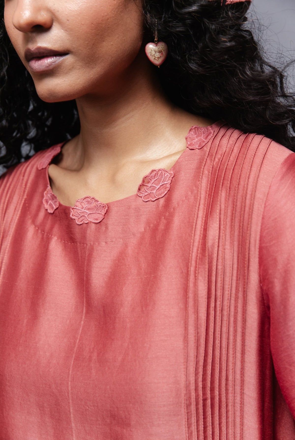 Vine Dress in Peach - CiceroniDressesSubbah
