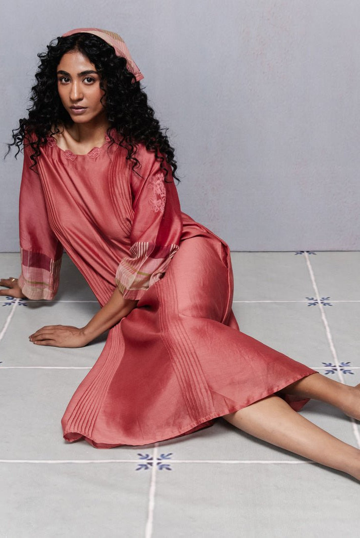 Vine Dress in Peach - CiceroniDressesSubbah