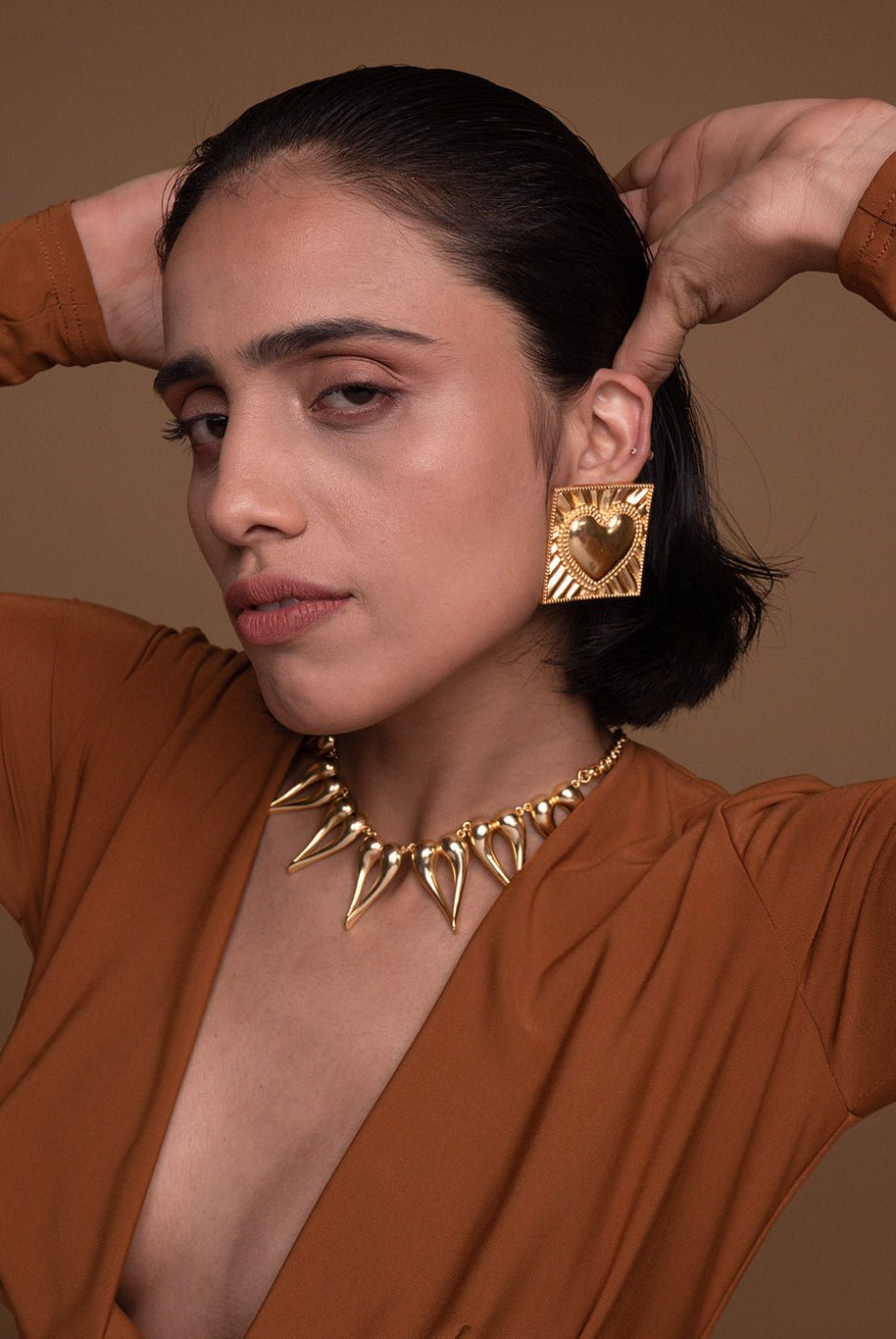 Vintage Heart Earring - CiceroniEarringsEquiivalence