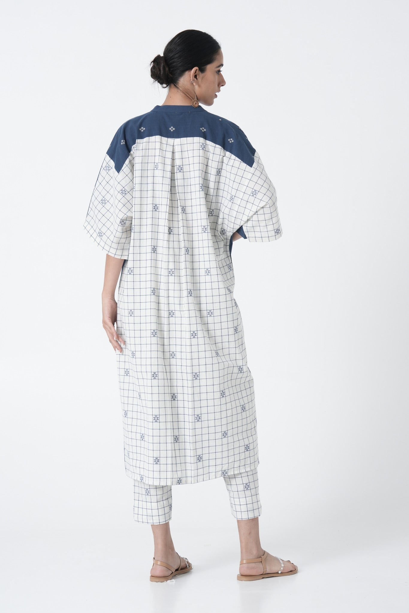 Vintage Tunic - Blue - CiceroniKurtaThe Kaatn Trail