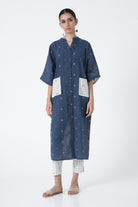 Vintage Tunic - Blue - CiceroniKurtaThe Kaatn Trail