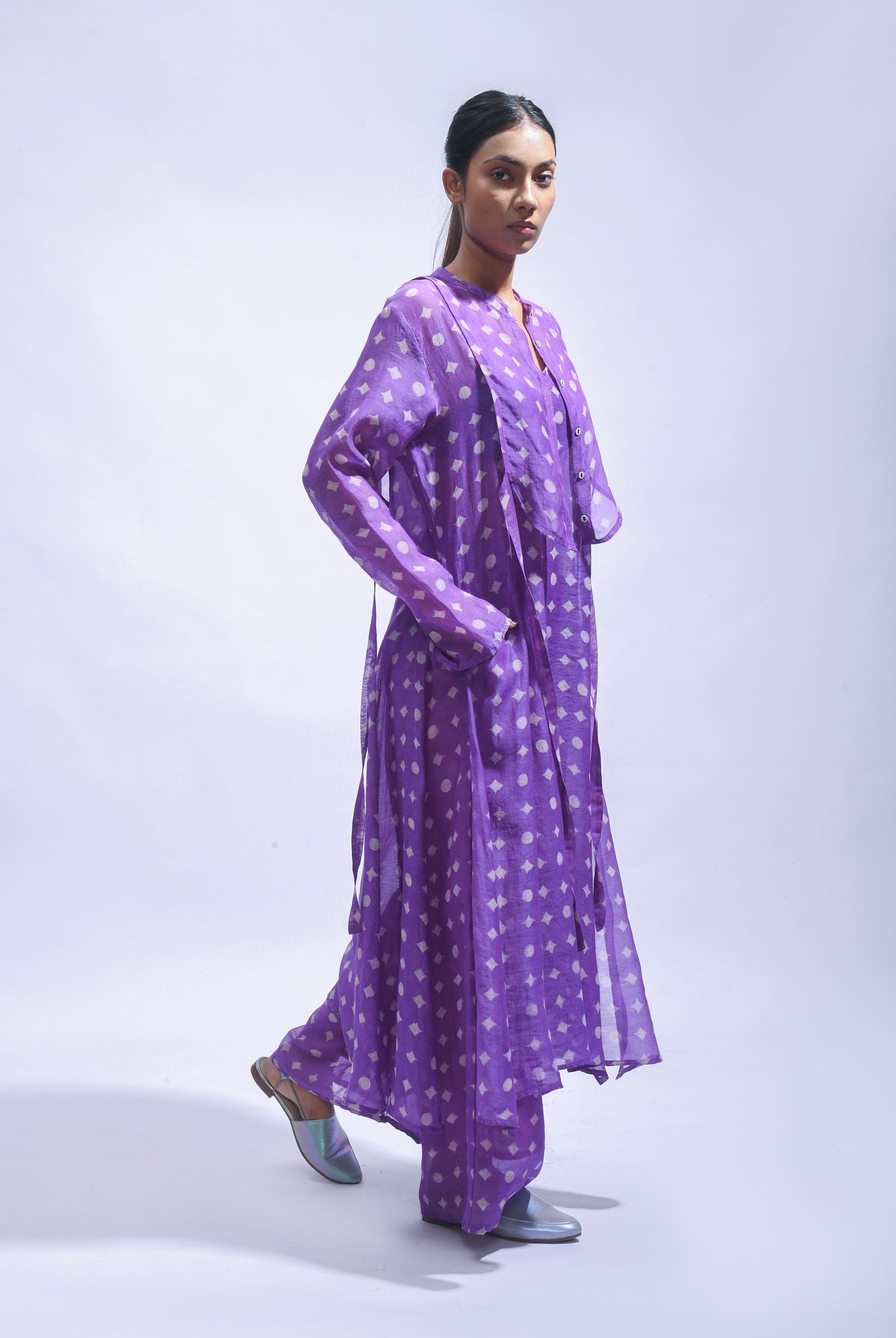 Violet Block Set - CiceroniKurta Set, Everyday WearJayati Goenka