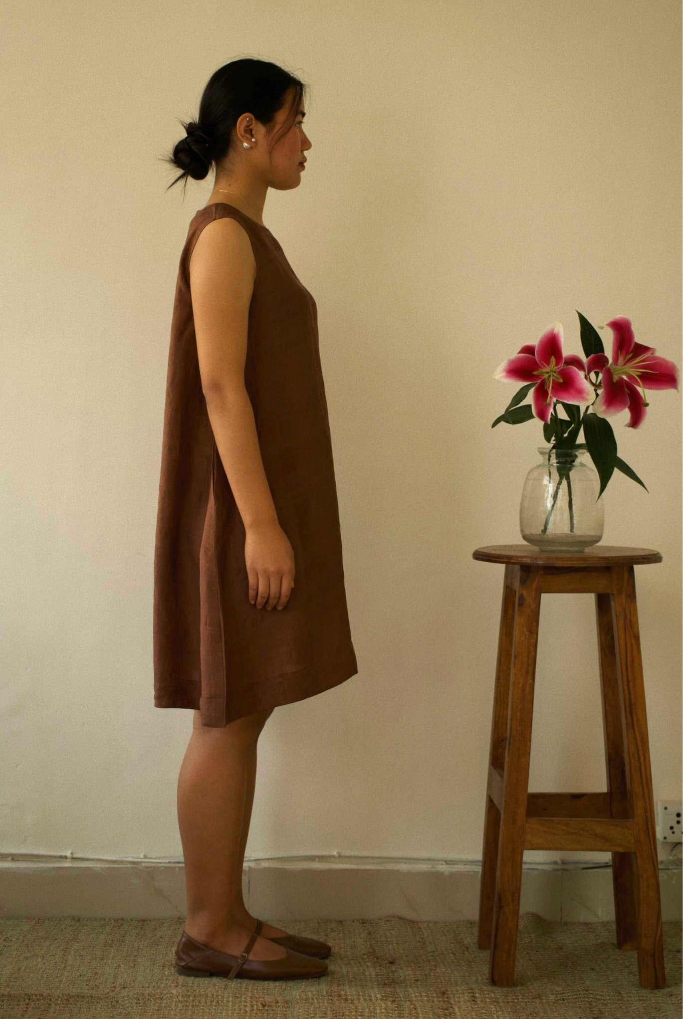 Walnut Shift Dress - CiceroniDresseswith N.