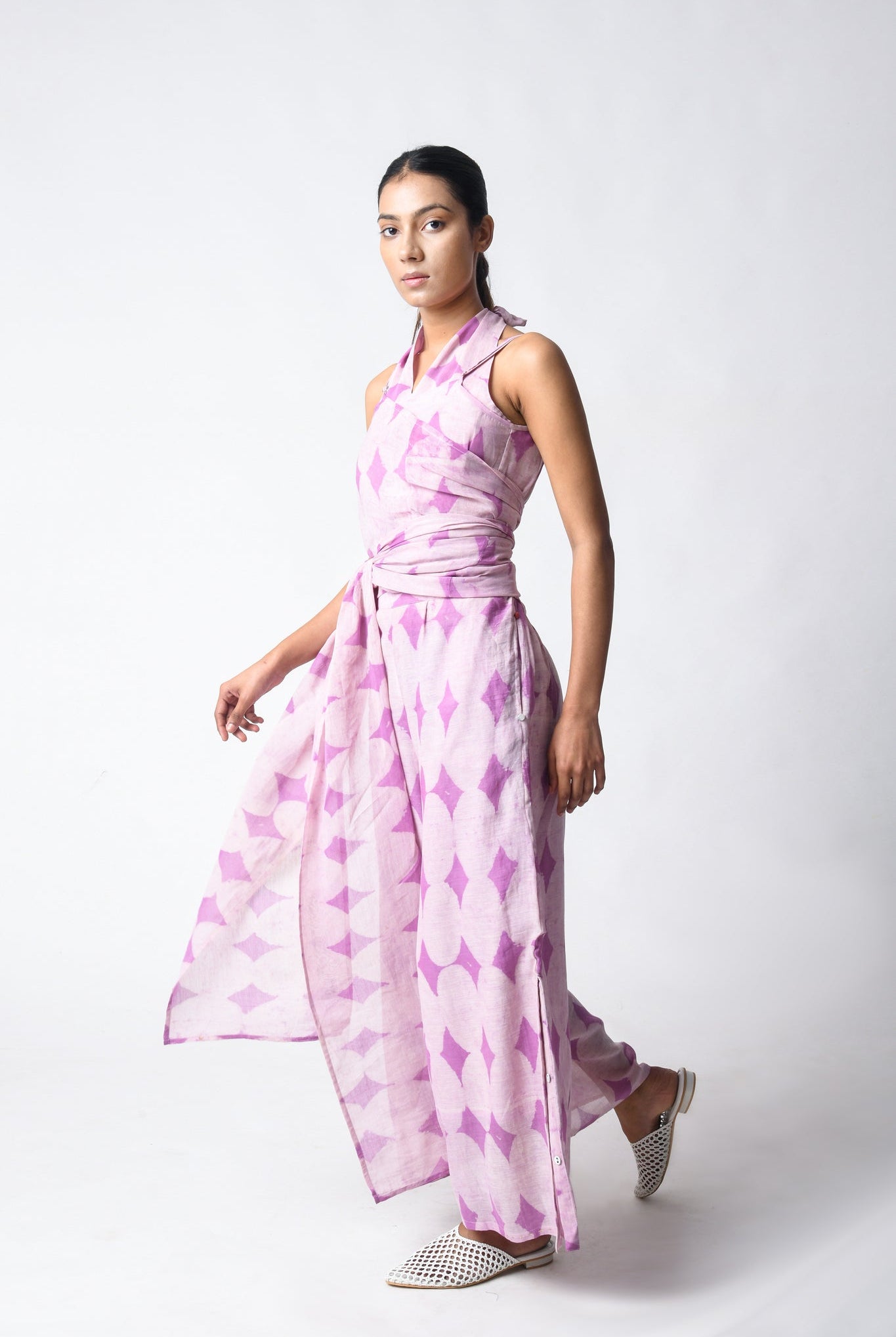 Waspie Coral Plum Set - CiceroniCo - ord SetJayati Goenka