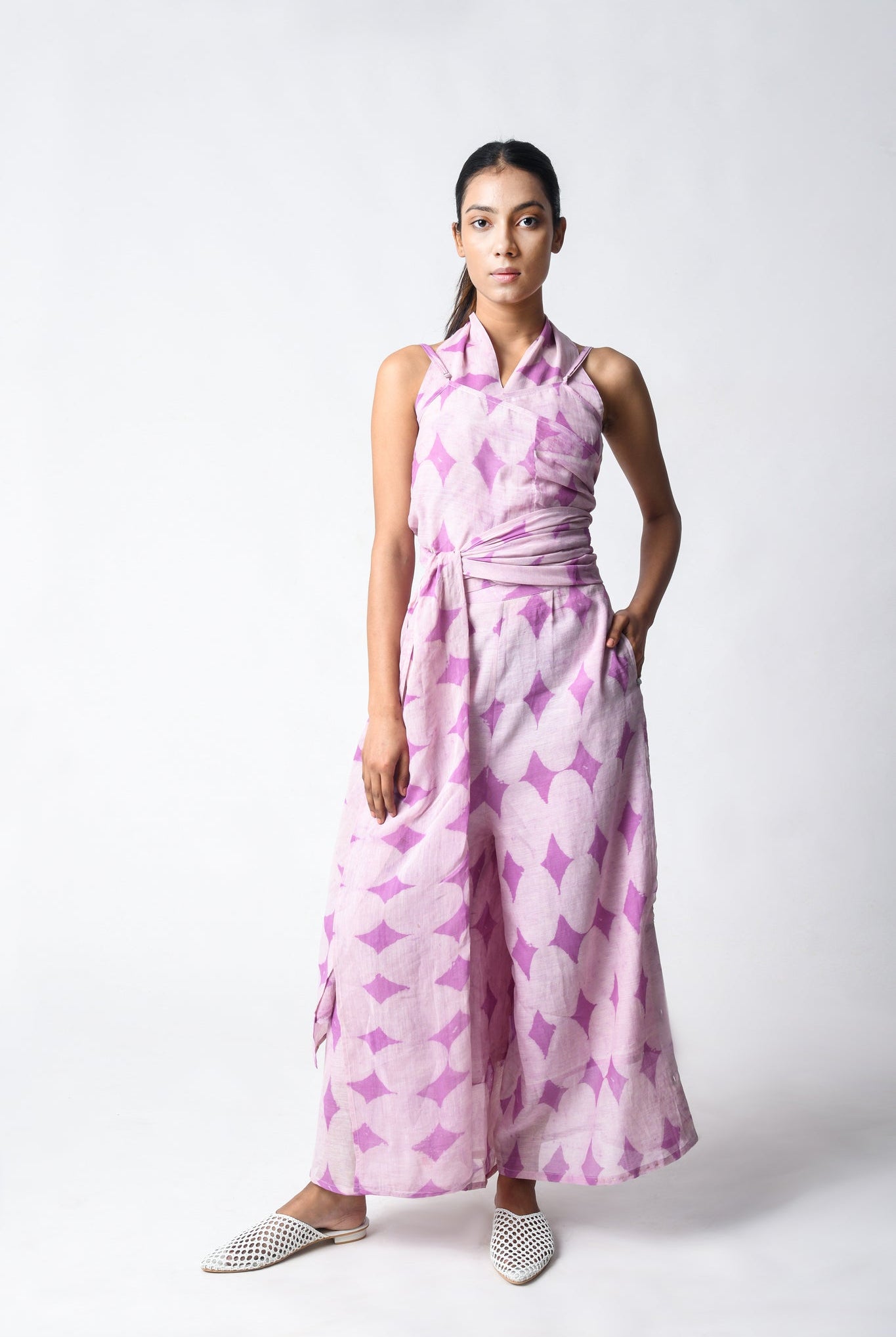 Waspie Coral Plum Set - CiceroniCo - ord SetJayati Goenka