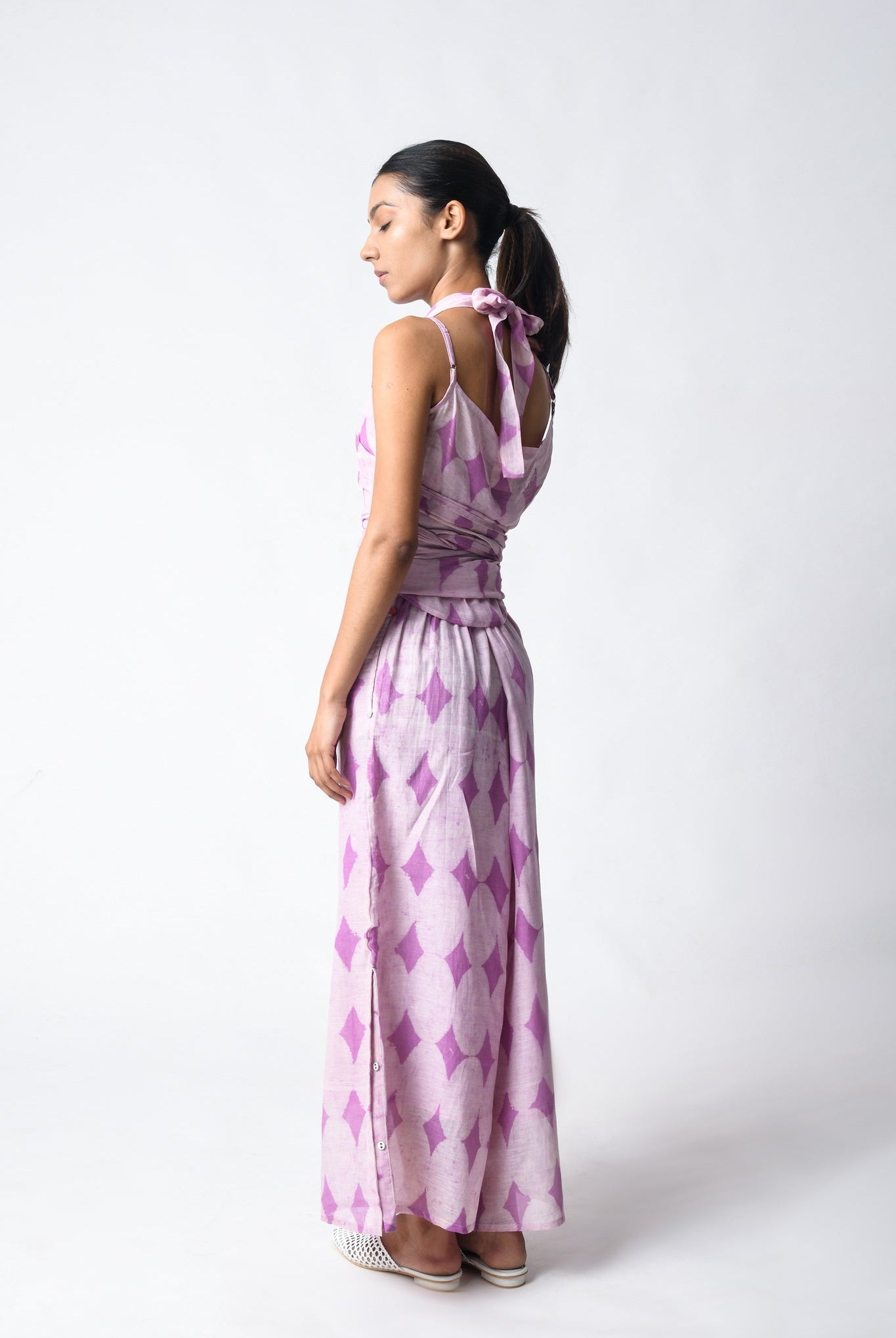 Waspie Coral Plum Set - CiceroniCo - ord SetJayati Goenka