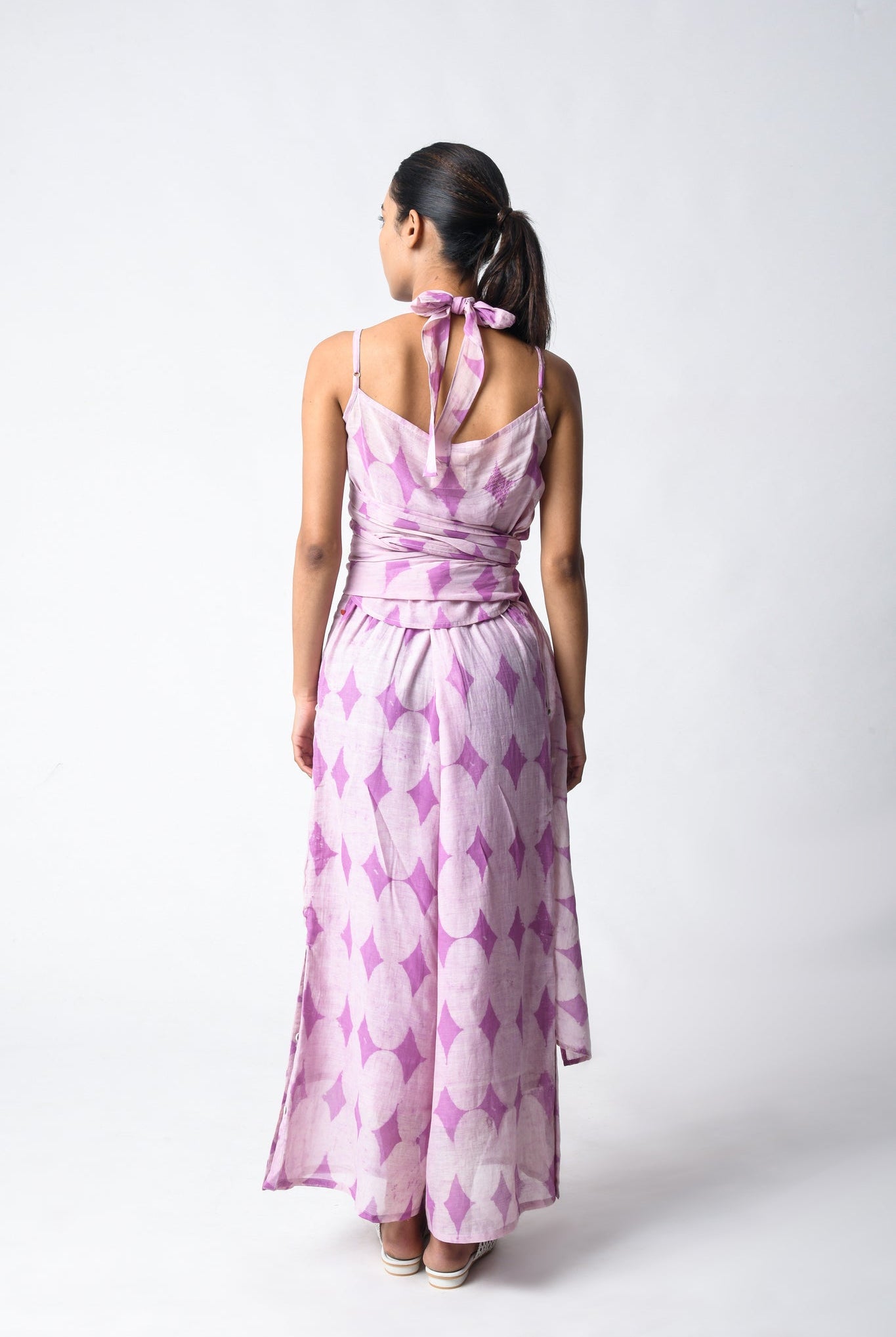 Waspie Coral Plum Set - CiceroniCo - ord SetJayati Goenka