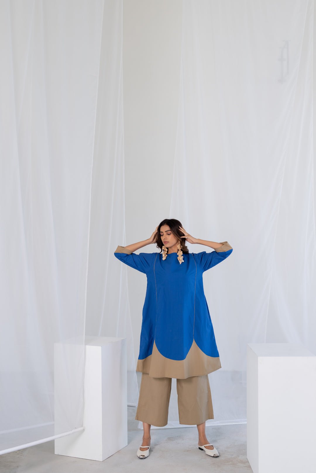 Water and Sand Co - ord Set - CiceroniKurta Set, Everyday WearSilai Studio