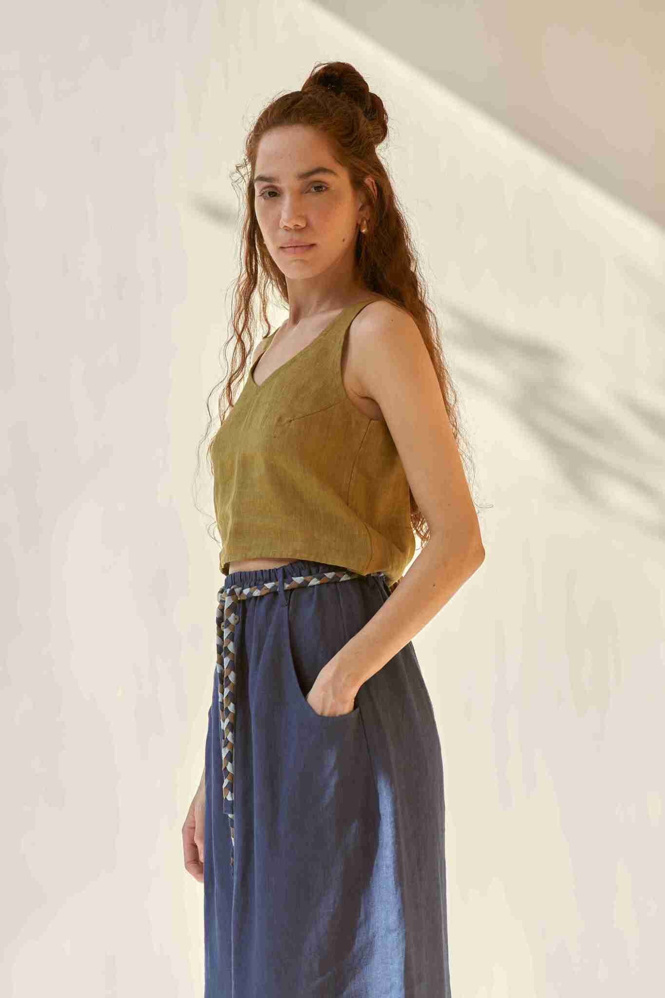 Weekday Skirt - Indigo - CiceroniSkirtsPaeony