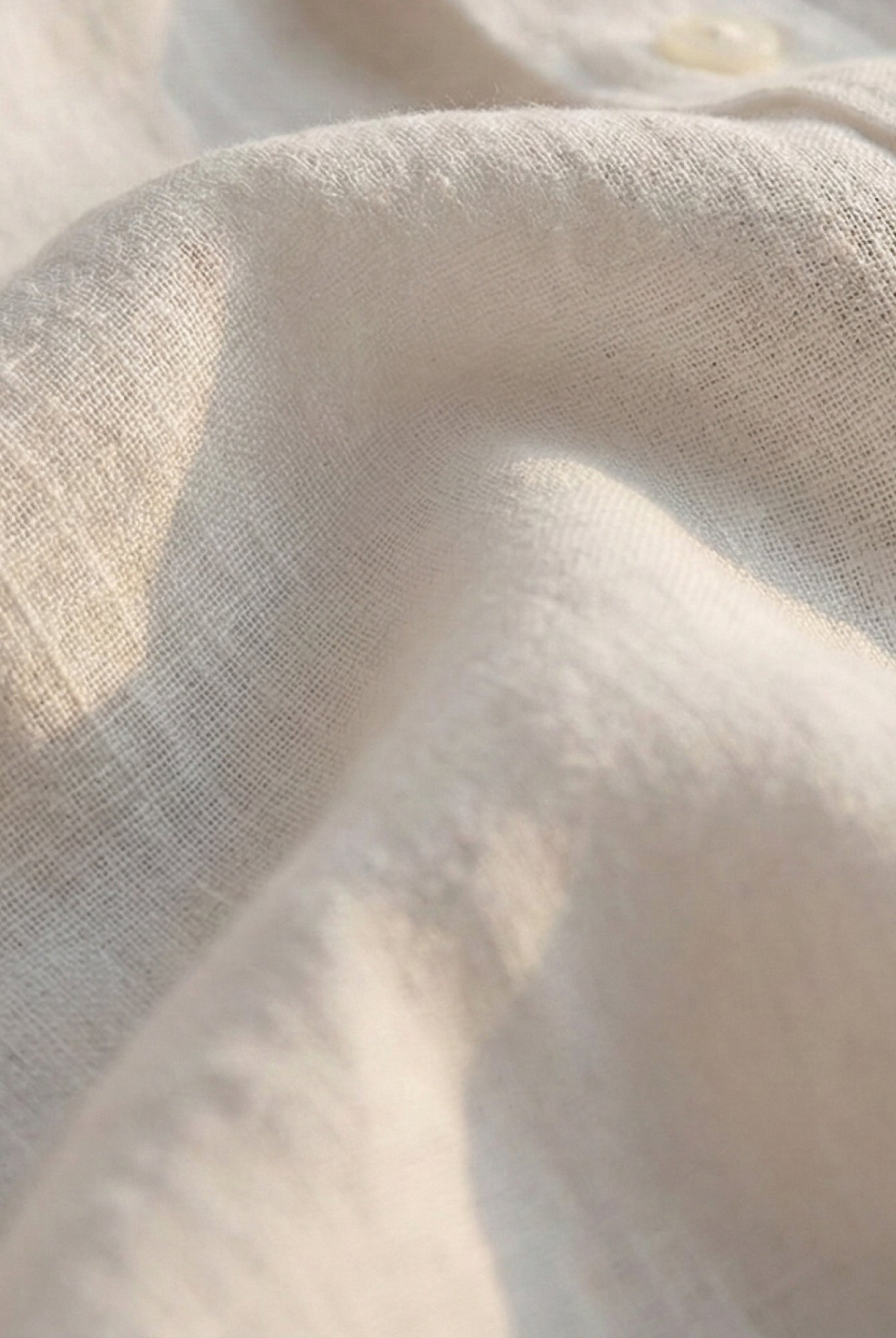 White 100% Pure Linen Classic Short Kurta - CiceroniKurta, Everyday Wearbhrāta