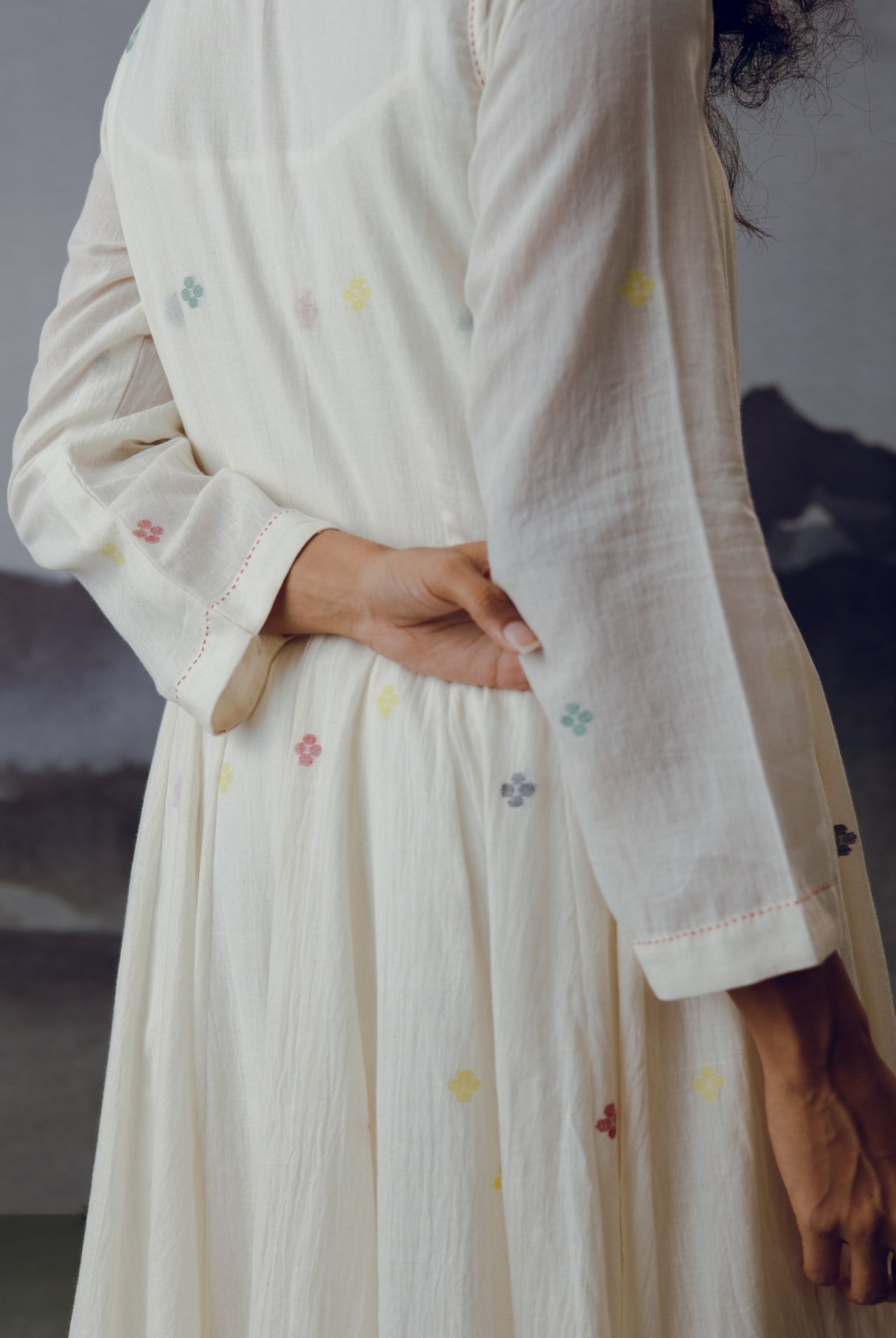 White Ambar Kali Co - ord Set - CiceroniCo - ord SetGulmohar Calcutta