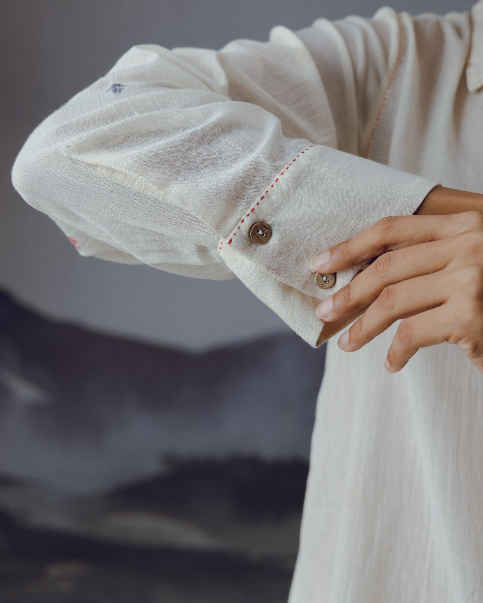 White Ambar Shirt - CiceroniWomen ShirtsGulmohar Calcutta