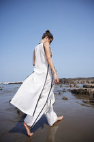 White Linen Long Top & Pant - CiceroniCo - ord SetPriyanca Khanna