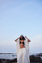 White Linen Pants - CiceroniPantsPriyanca Khanna