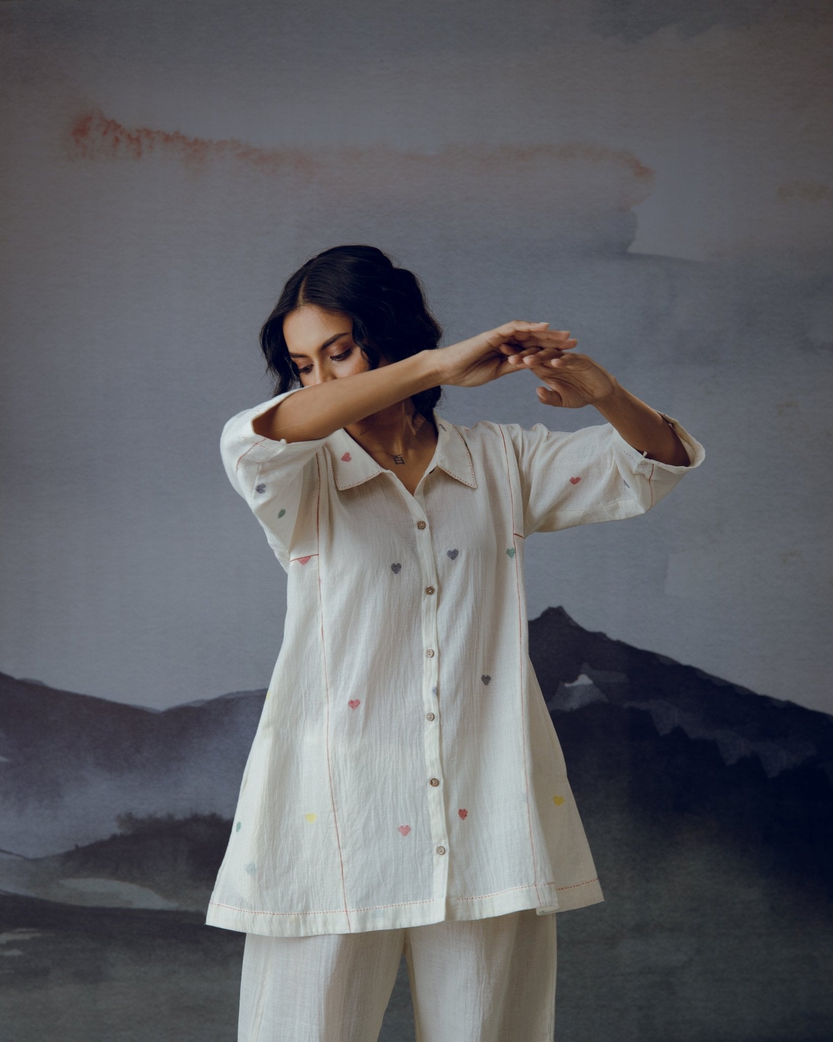 White Love Shirt - CiceroniWomen ShirtsGulmohar Calcutta