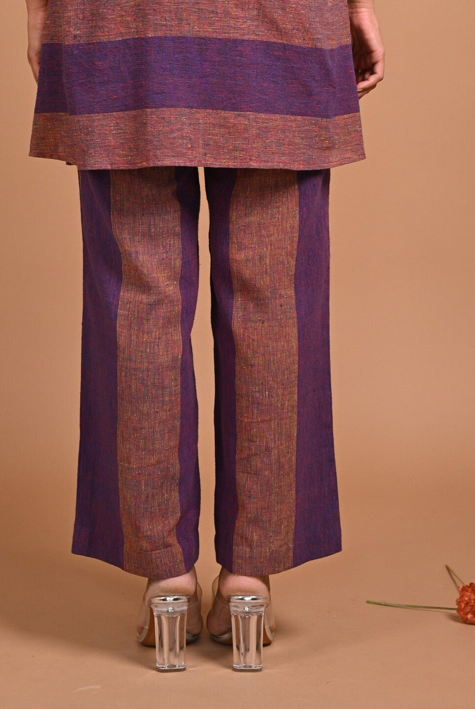 Wide Striped Pants - CiceroniPantsRang by Rajvi
