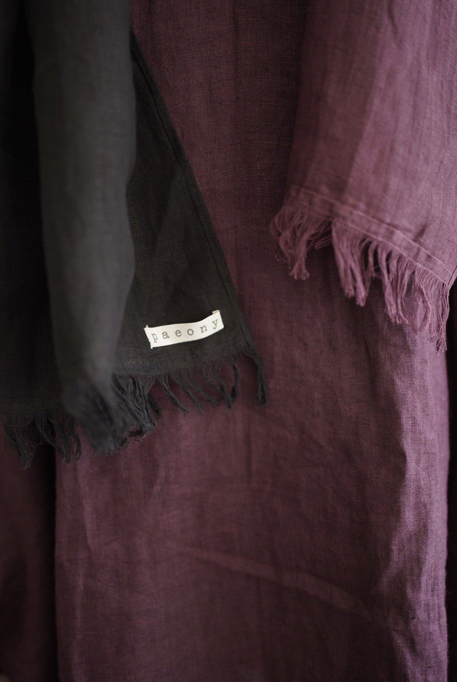 Wine Ombre Stole - CiceroniScarvesPaeony