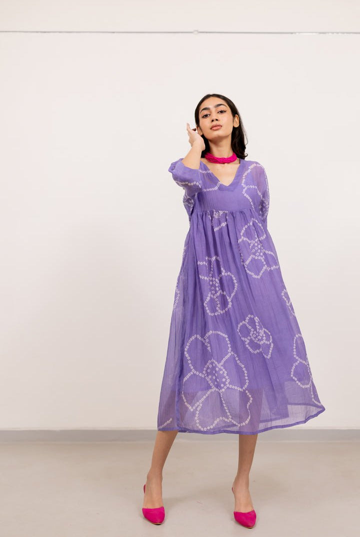 Wisteria Bandhej Dress - CiceroniDressesSilai Studio