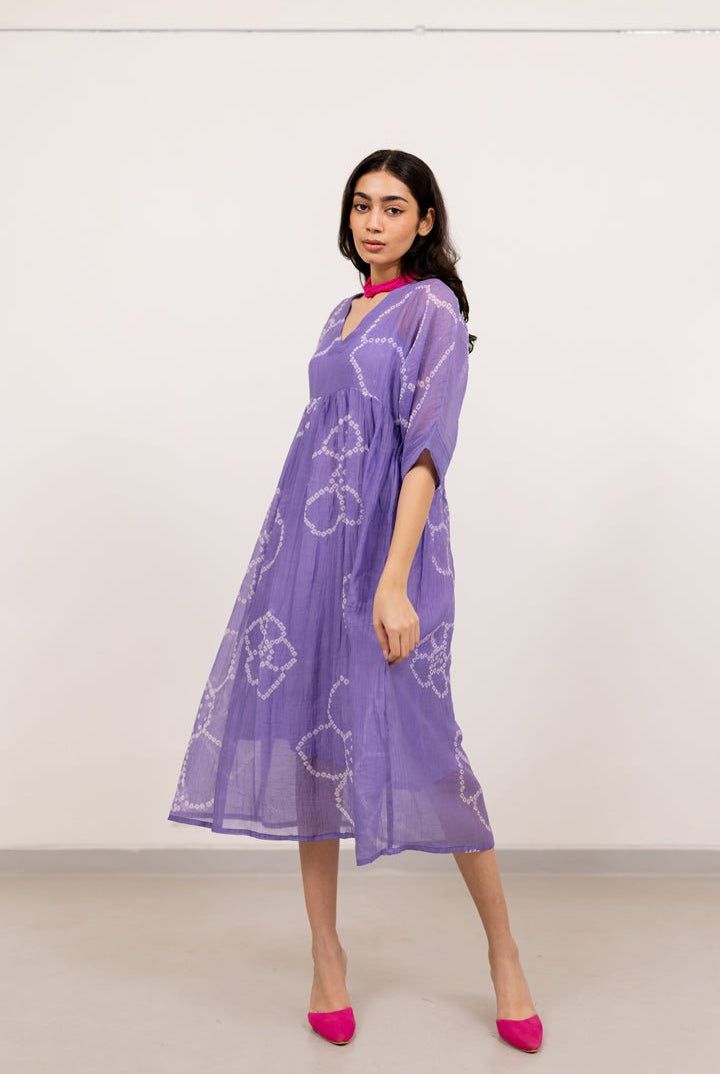 Wisteria Bandhej Dress - CiceroniDressesSilai Studio