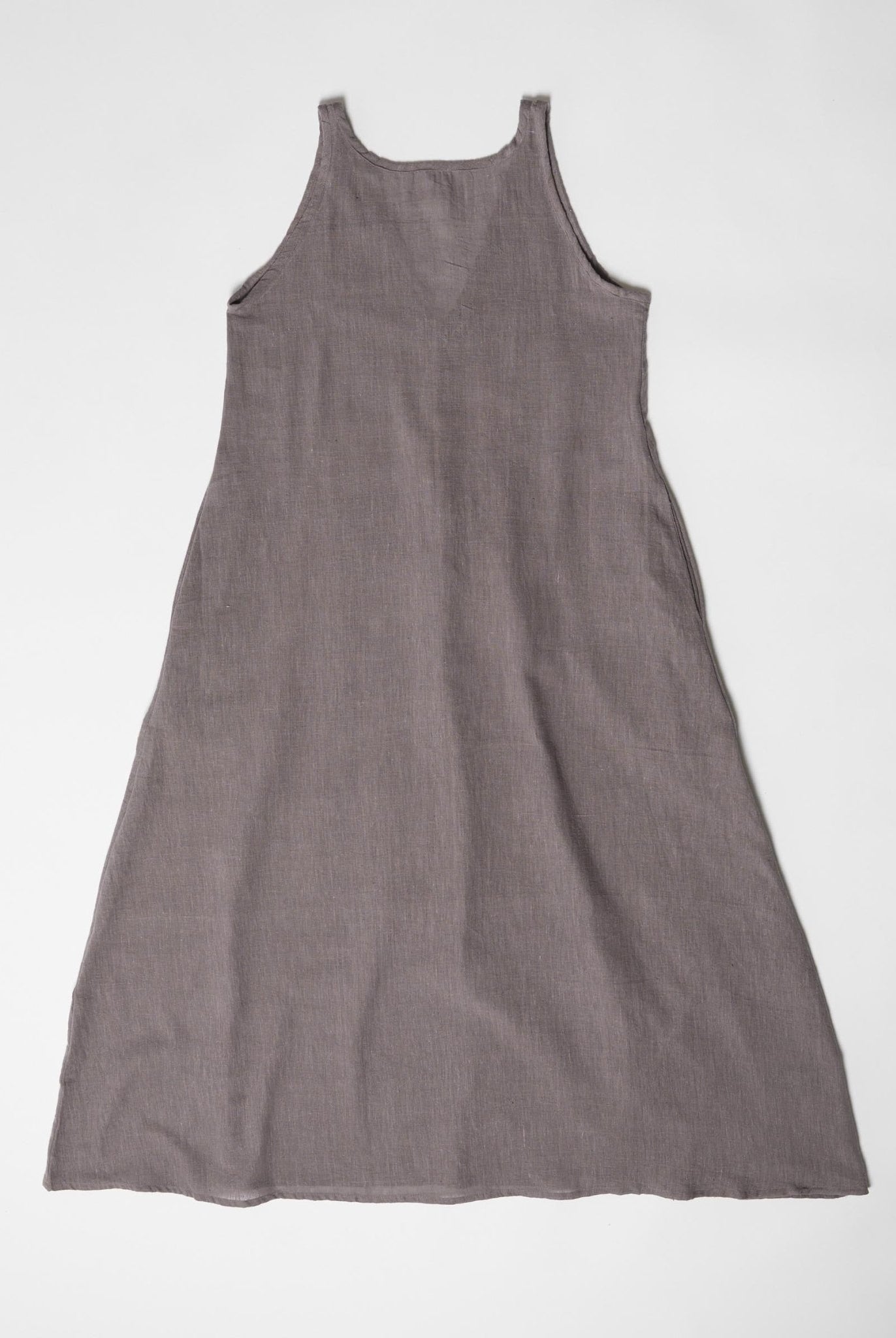 Women's A - Line Maxi Dress - Grayish Brown - CiceroniDressesMareen