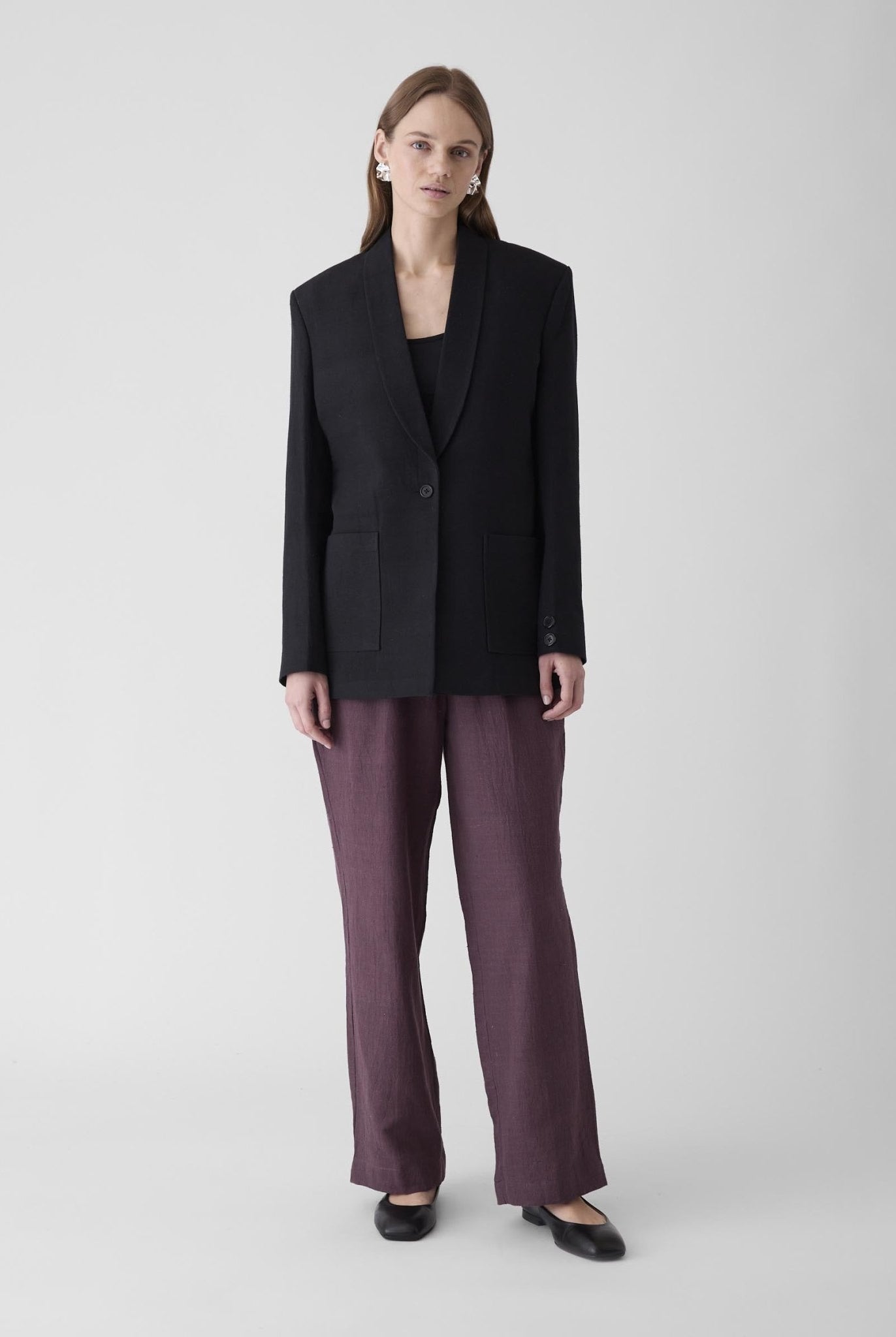 Women's Blazer - Black - CiceroniJacketsMareen